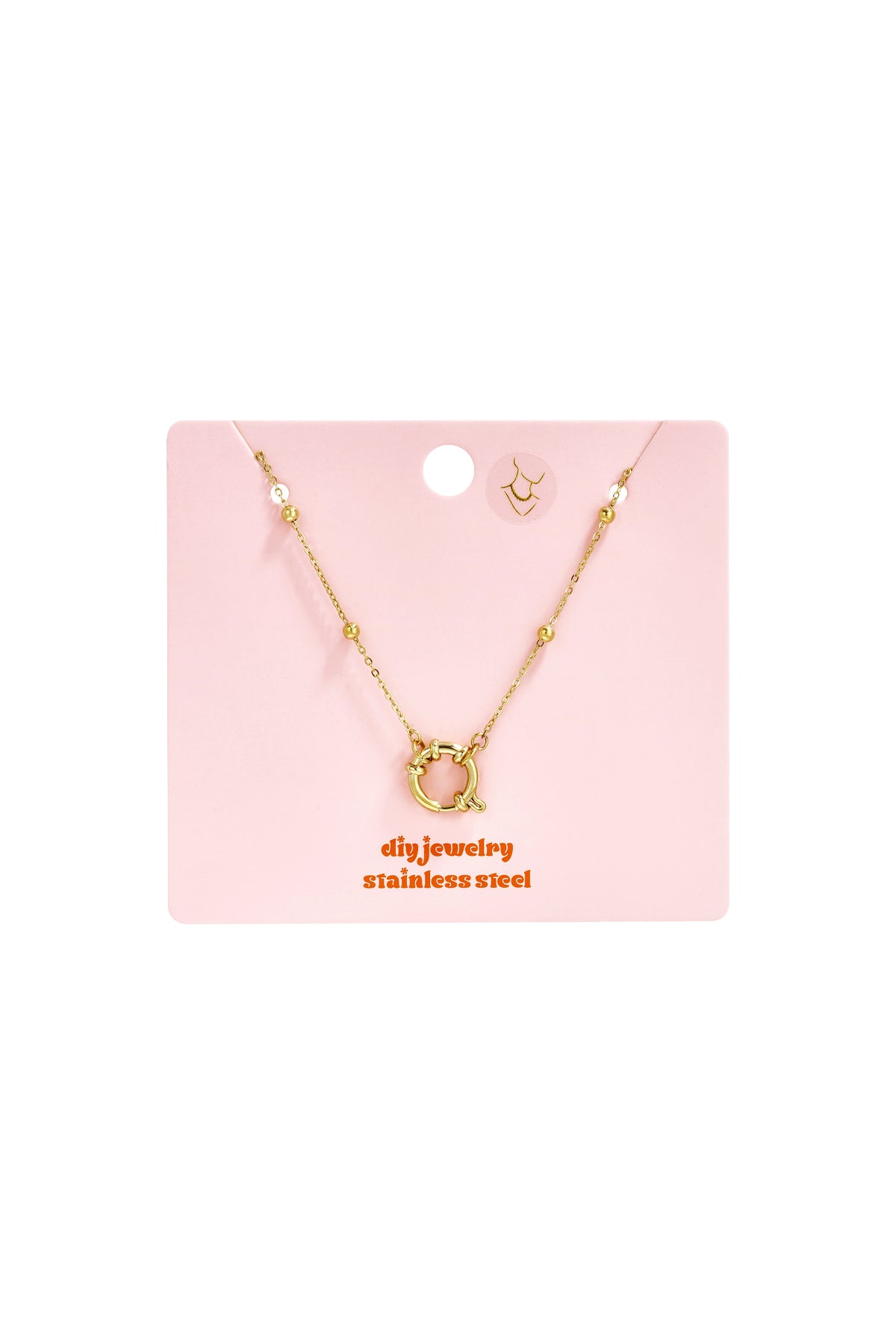 Edelstahl Kette Halsketten Kette DIY Täglich Einfache Serie frauen schmuck