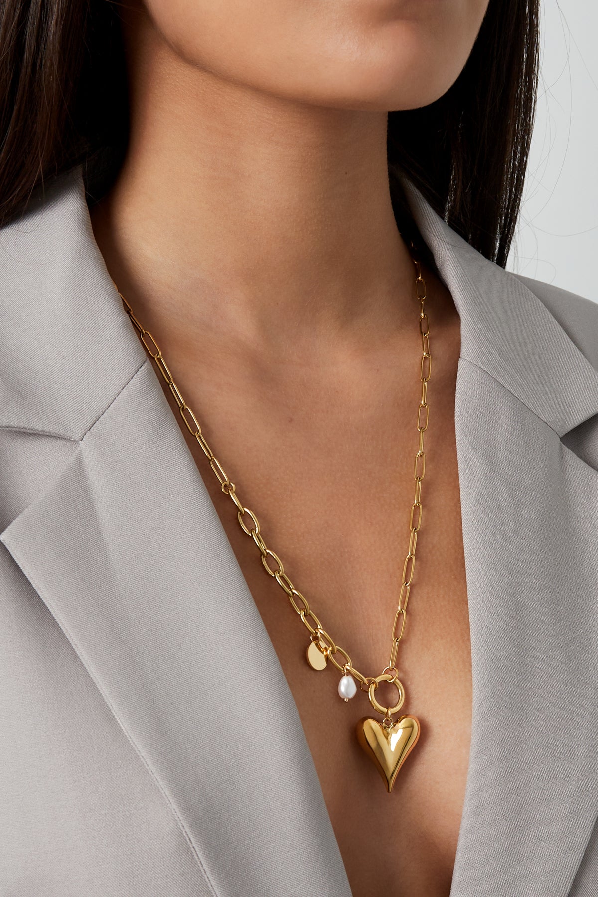 Halskette Perle Baby - Goldfarben