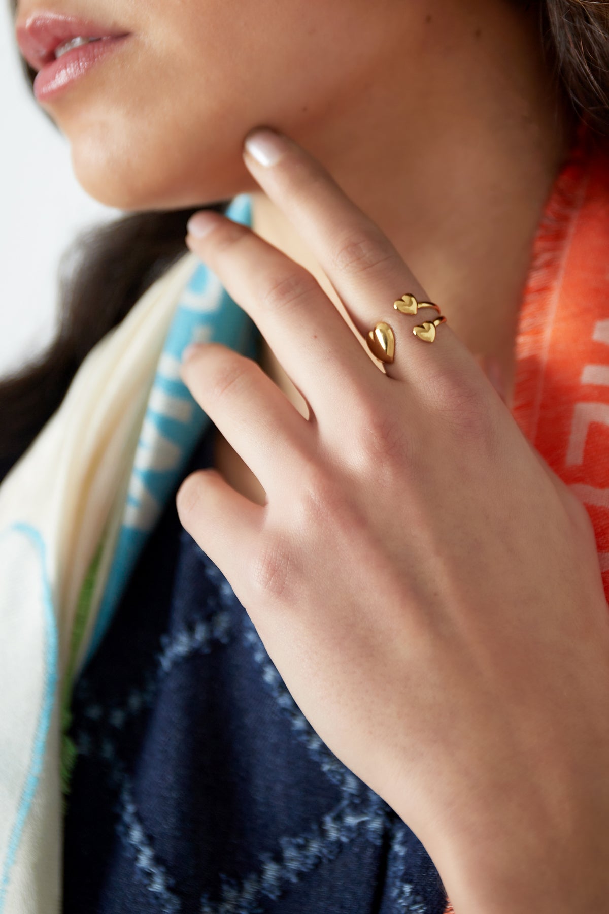 Herz-Trio-Ring