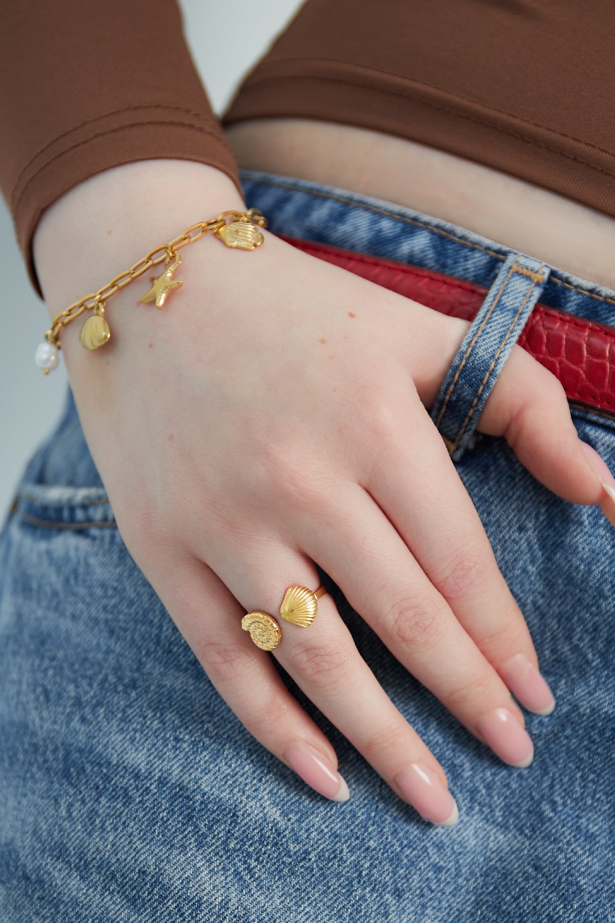 Ring mit Strandstimmung