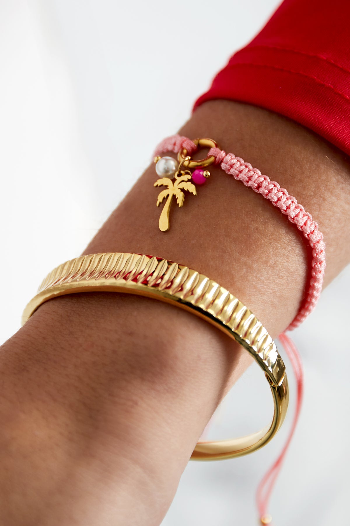 palm paradise armband - orange und