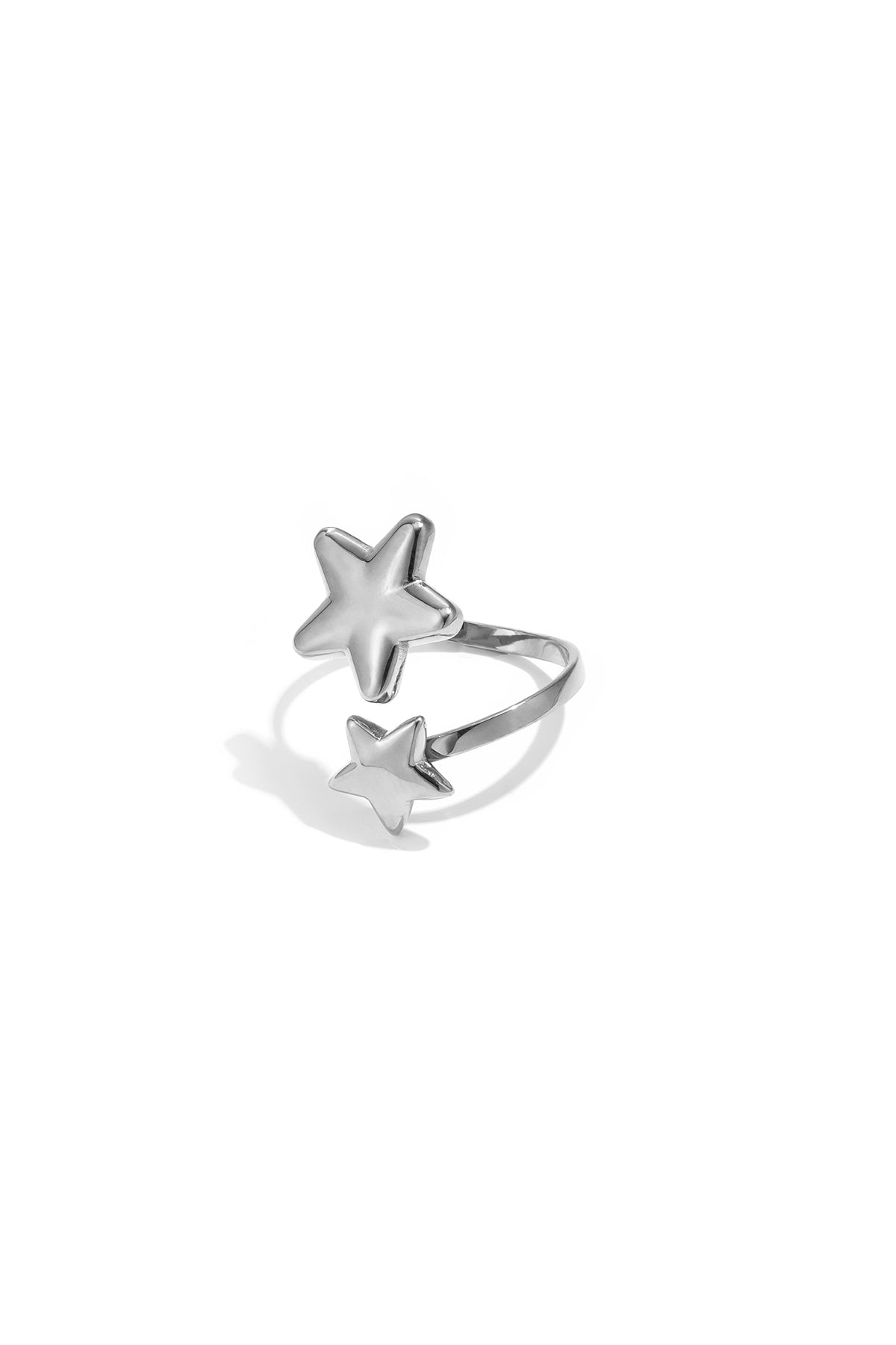 Minimalistische Ringe aus Edelstahl, Star Simple Daily Simple Serie, Damenschmuck