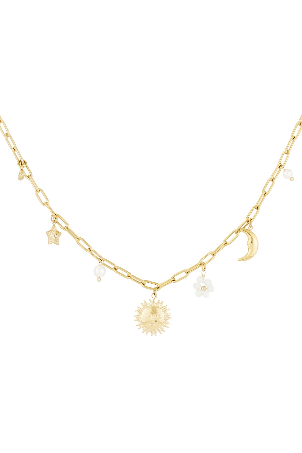 Halskette „Eternal Glow“ – Goldfarben