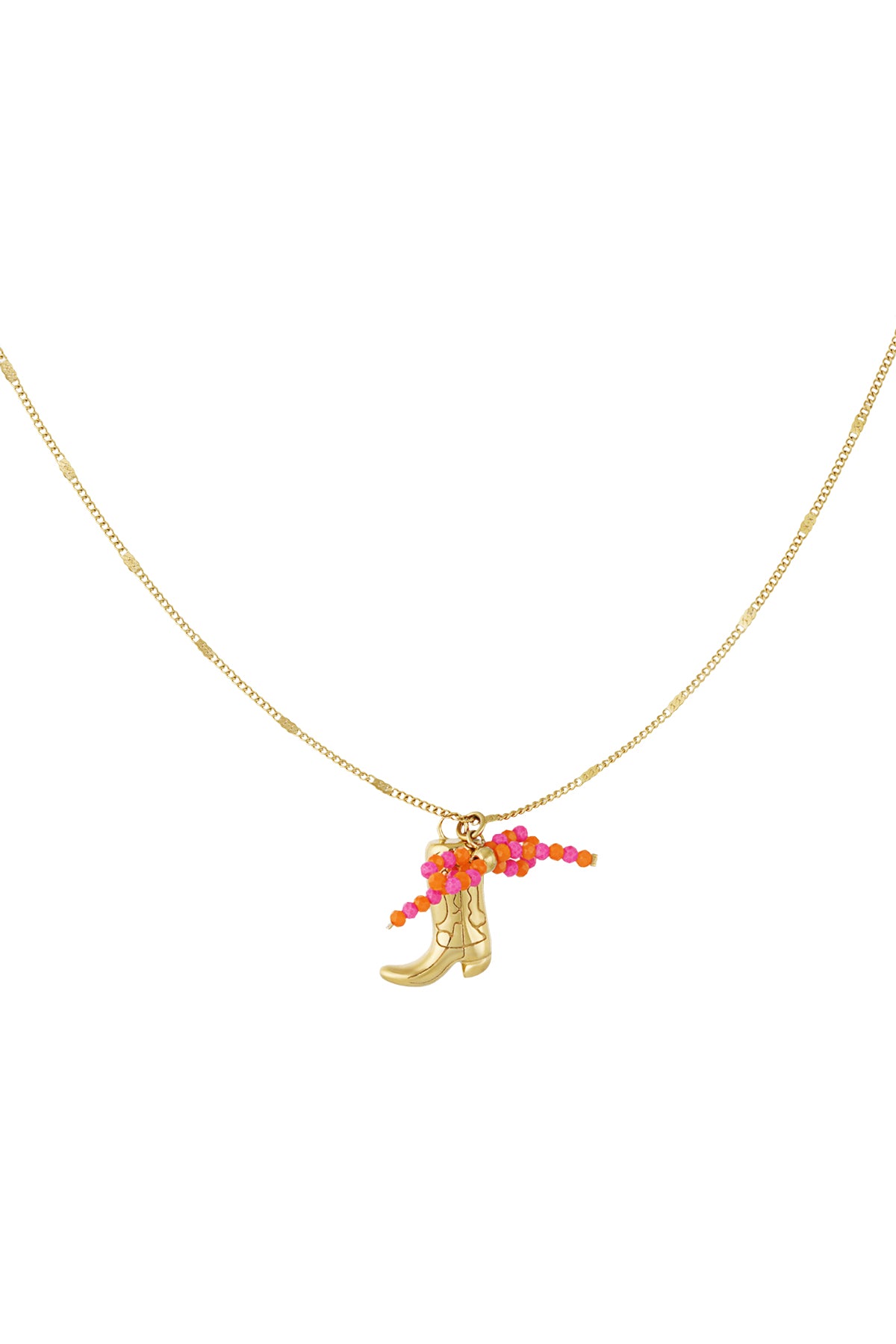 Cowboystiefelkette - Goldfarben