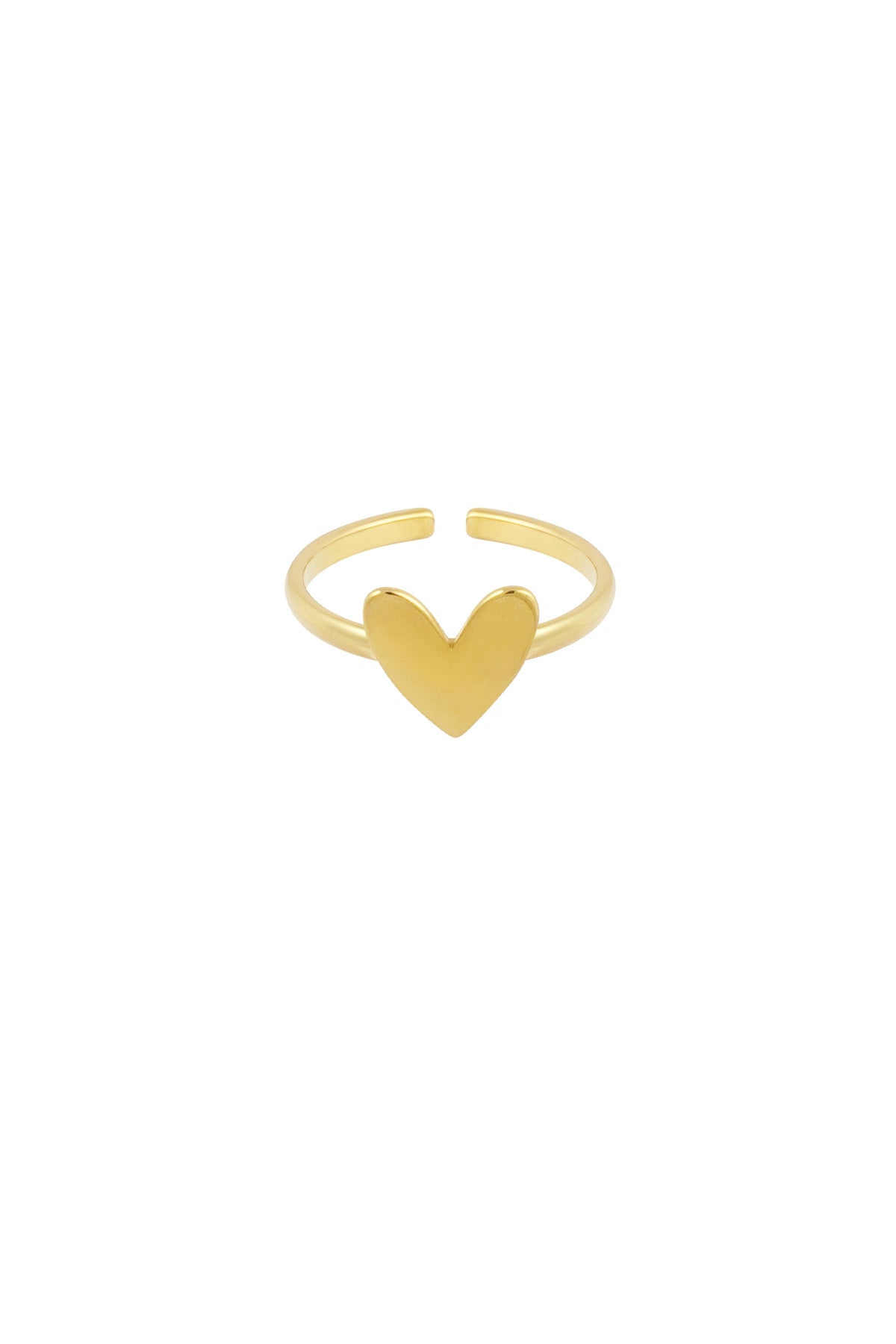 Klassischer Liebesring – Goldfarbe - Goldfarbefarbe