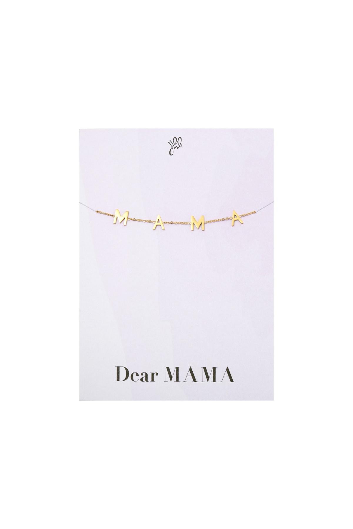 Armband Dear Mama Silber Edelstahl