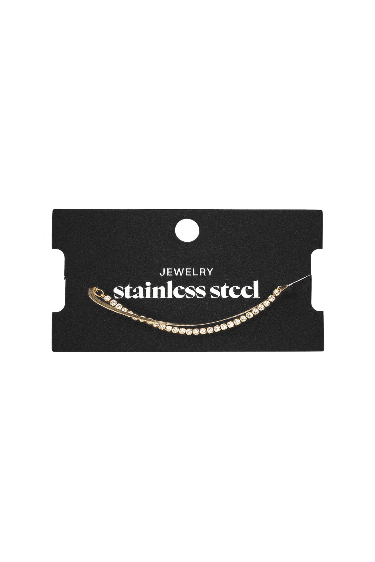 Doppeltes Armband mit Diamanten
