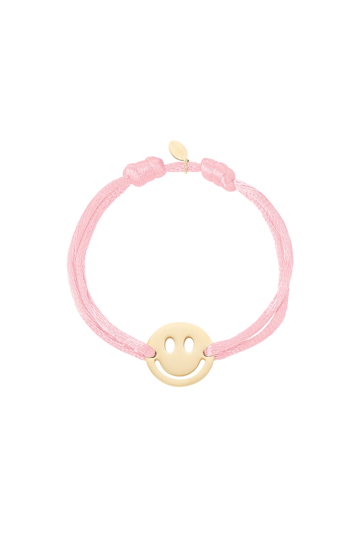 Satinarmband mit Smiley