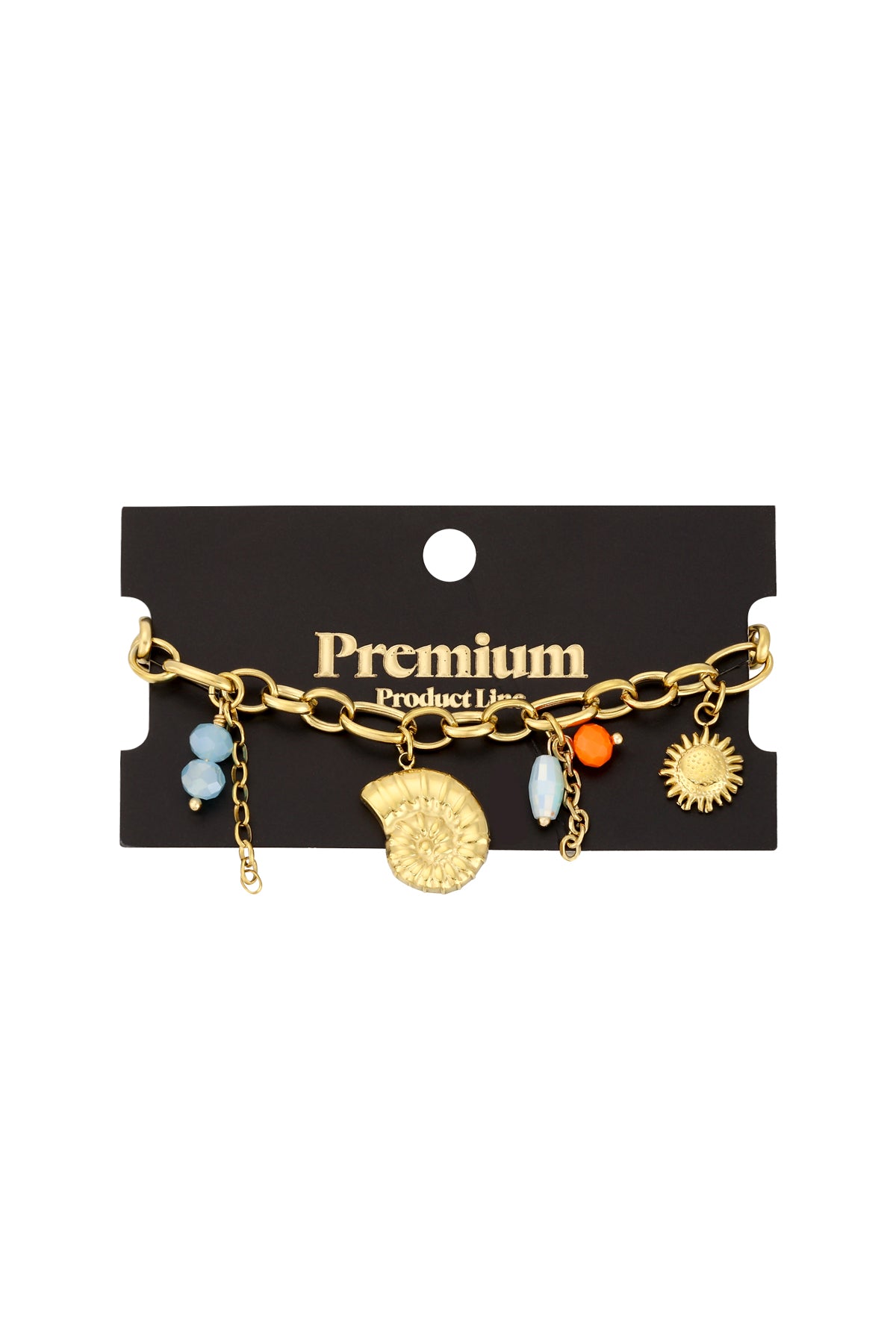 Goldenes Sonnenarmband