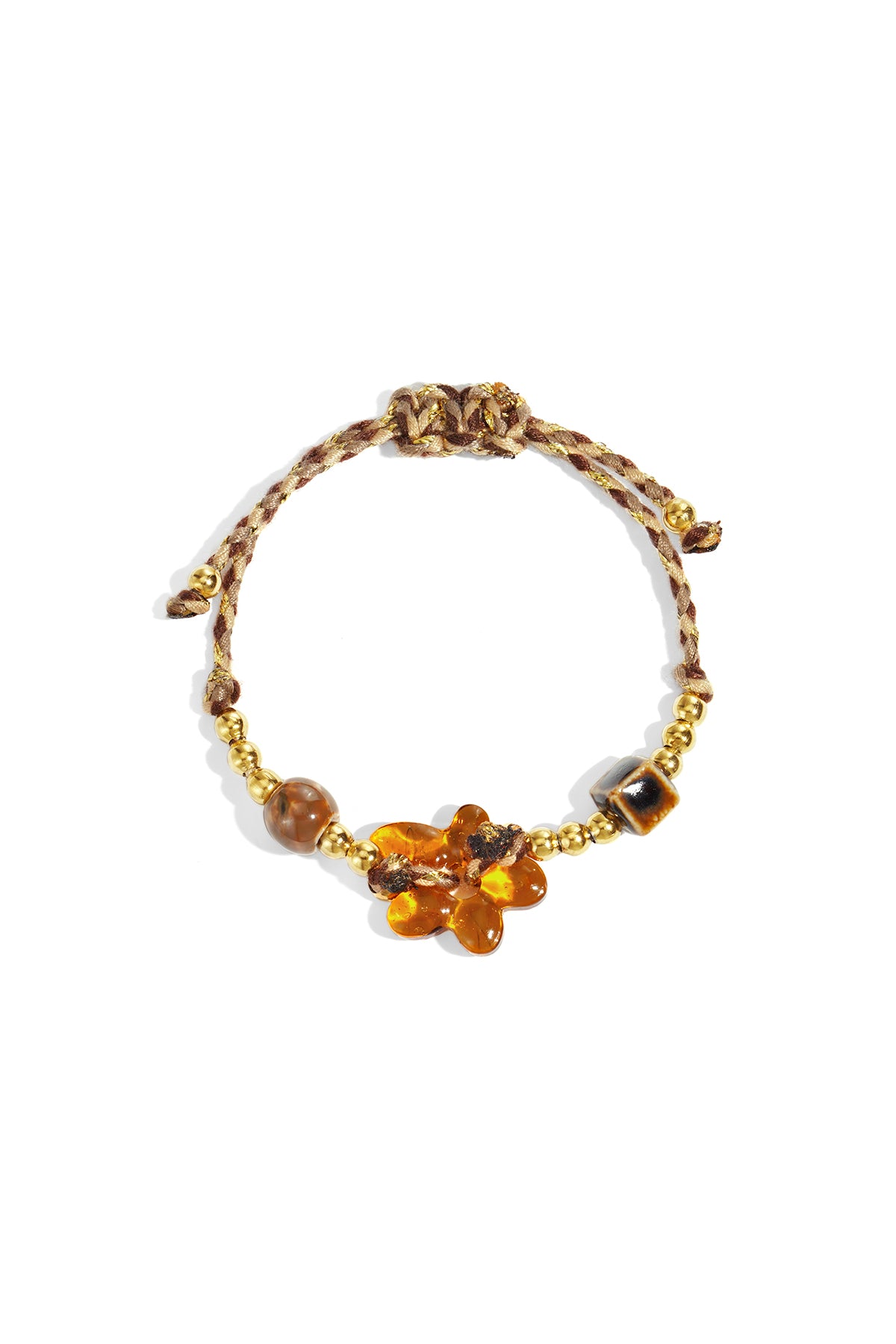 Polyester Perlenarmbänder Blume Casual Täglich Einfache Serie Damenschmuck