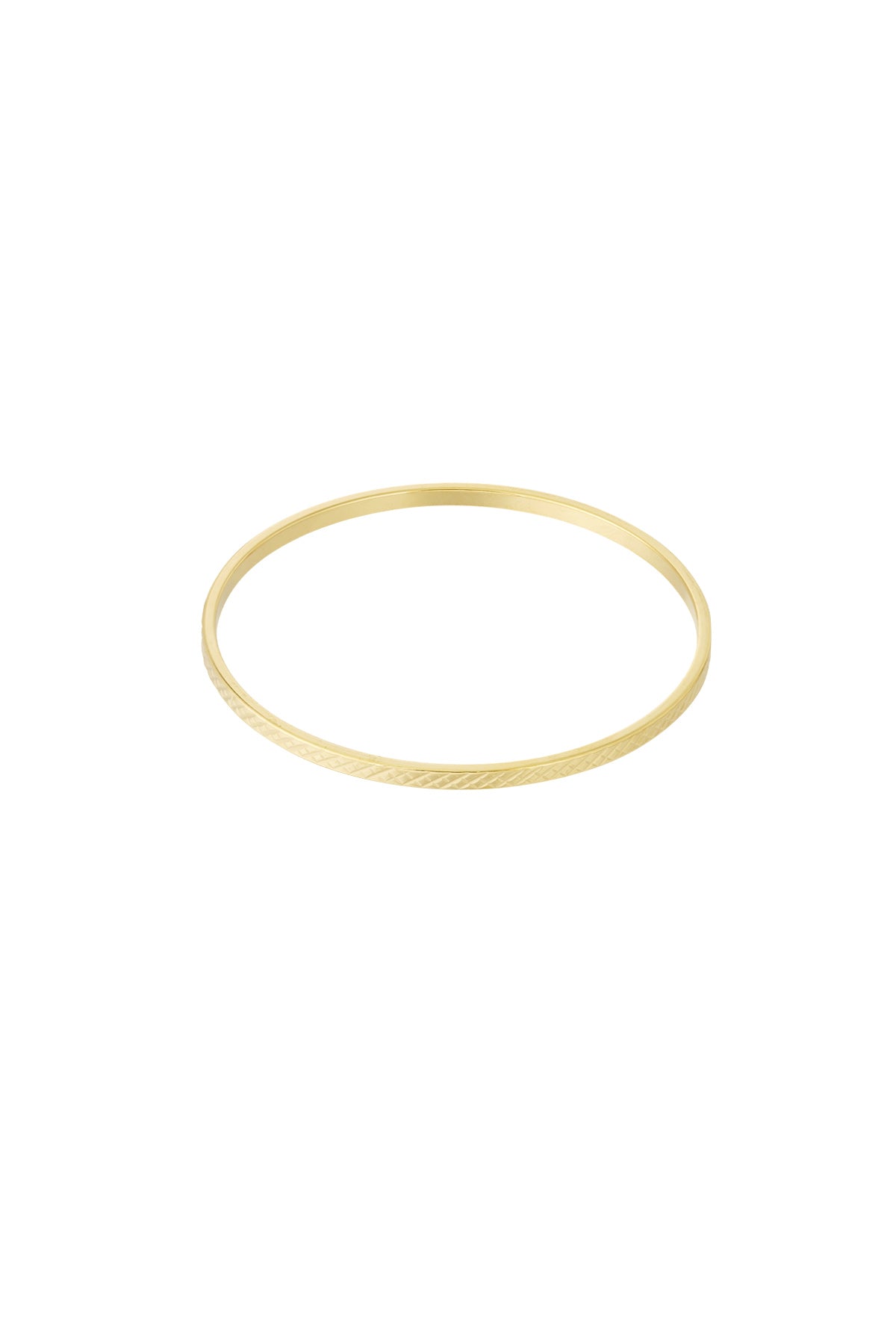 Schlichter karierter Armreif