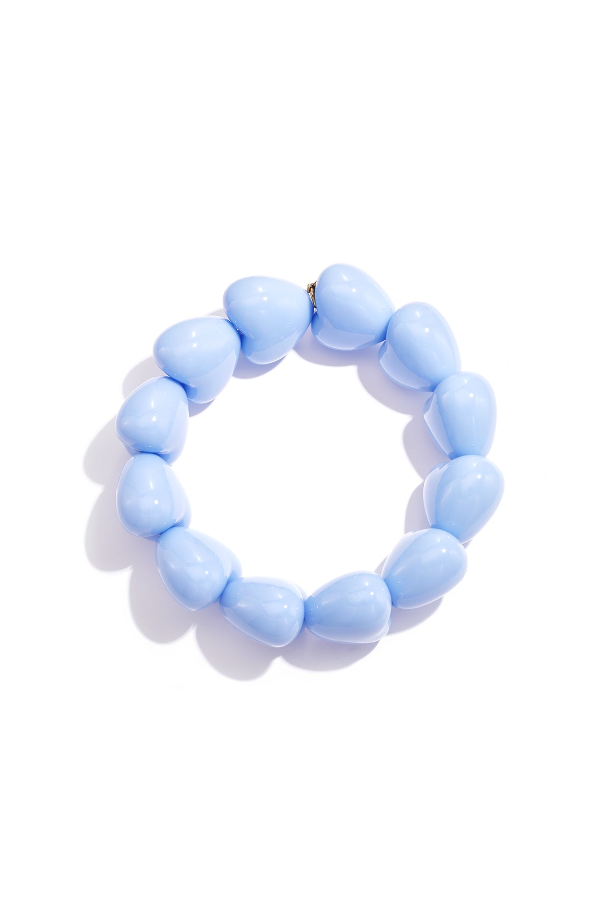 Armband mit großen Herzperlen