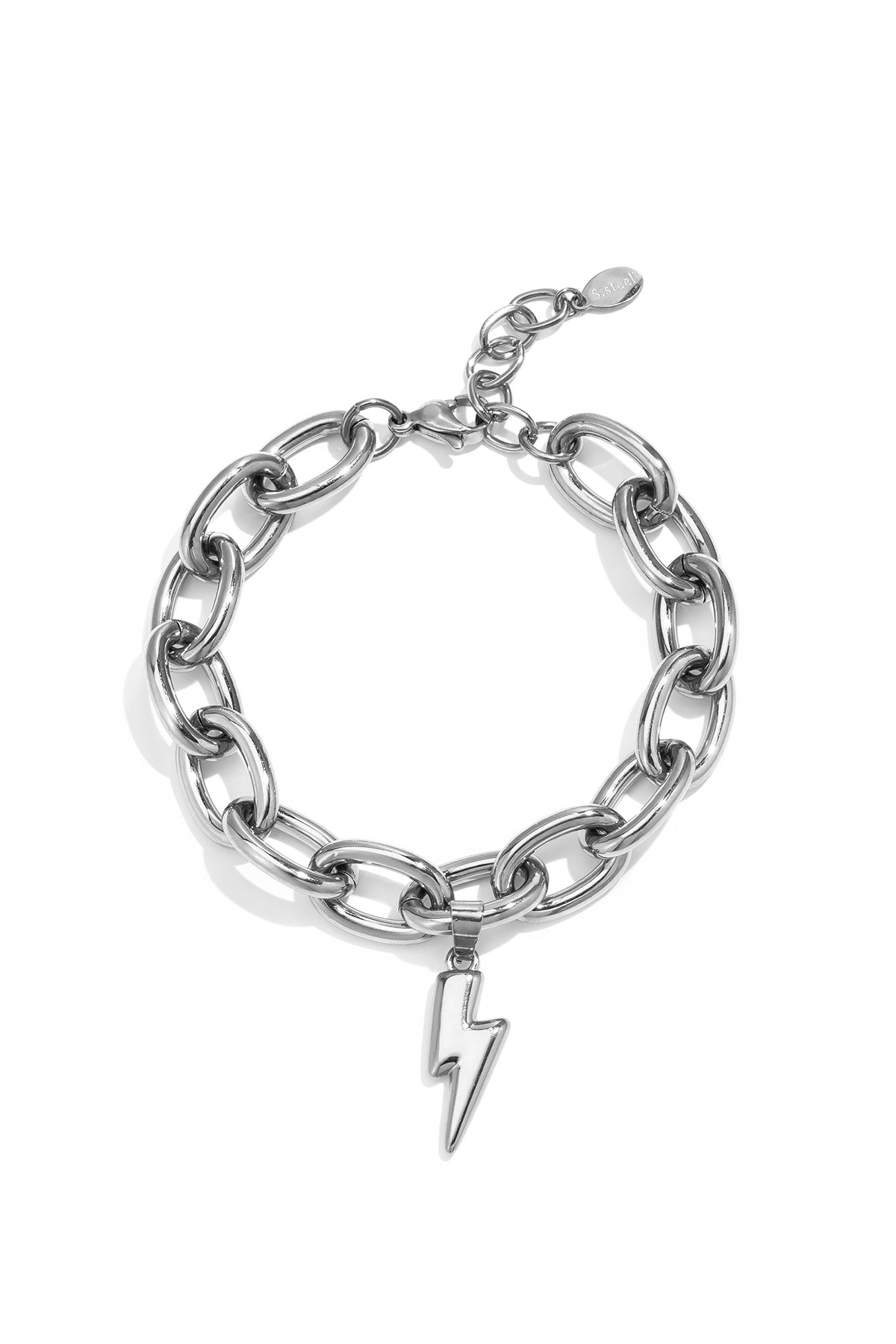 Edelstahl-Charm-Armbänder, Casual Daily Simple Serie, Damenschmuck