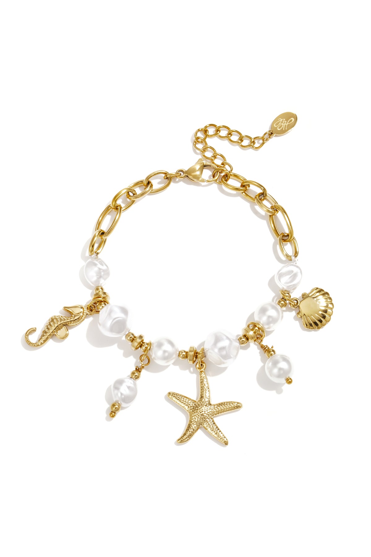 Ocean Treasures Armband - Goldfarben