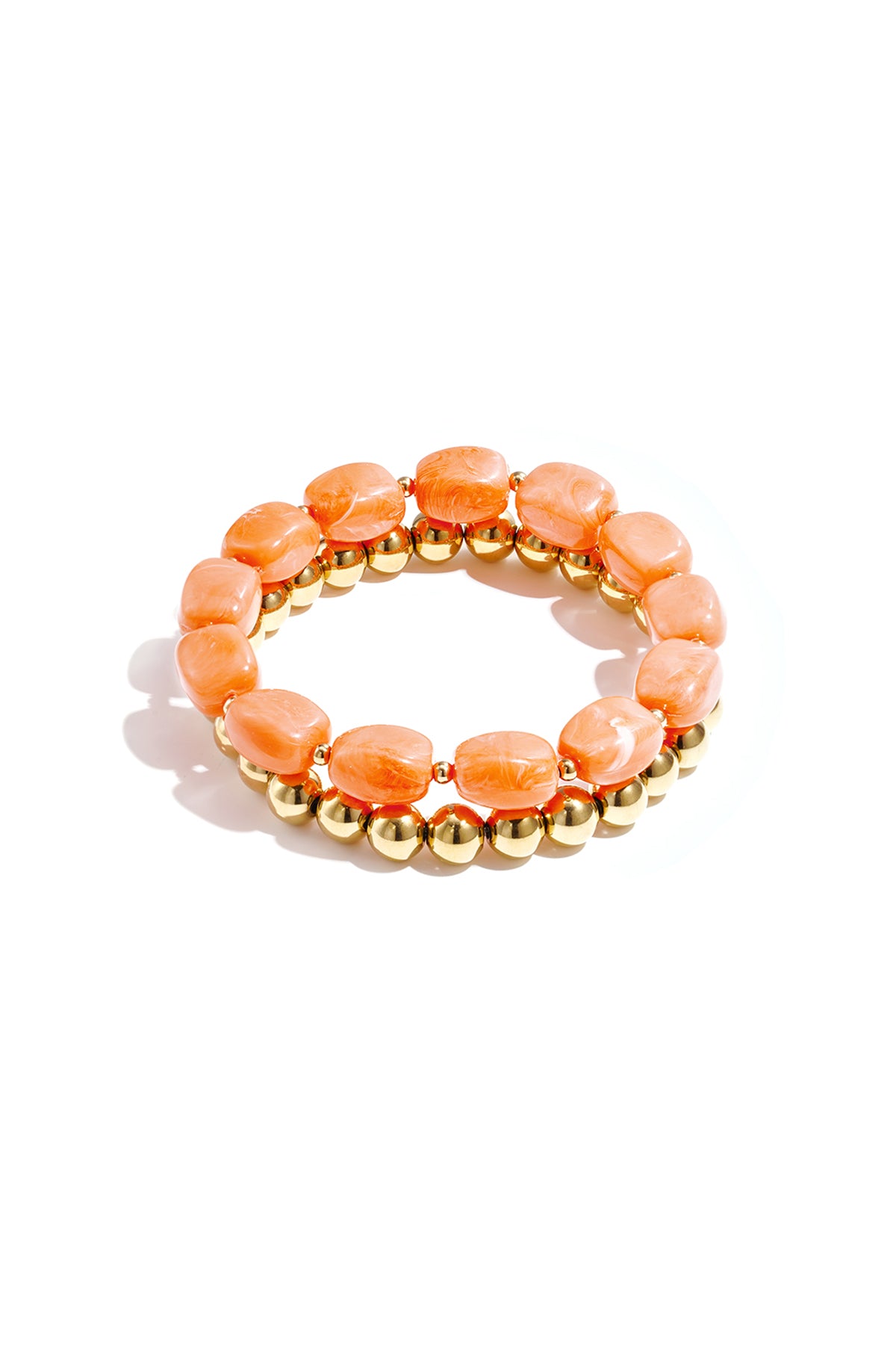 Armbandset mit asymmetrischen Perlen
