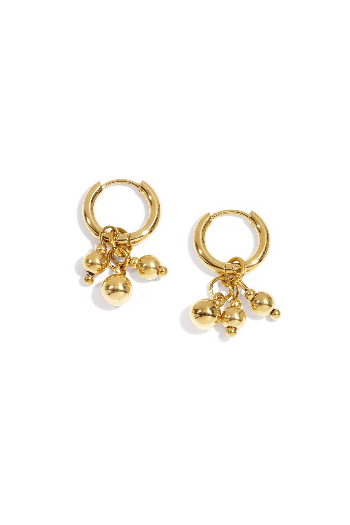 Edelstahl Tropfen Ohrringe unregelmäßige form Casual Täglich Einfache Serie frauen schmuck
