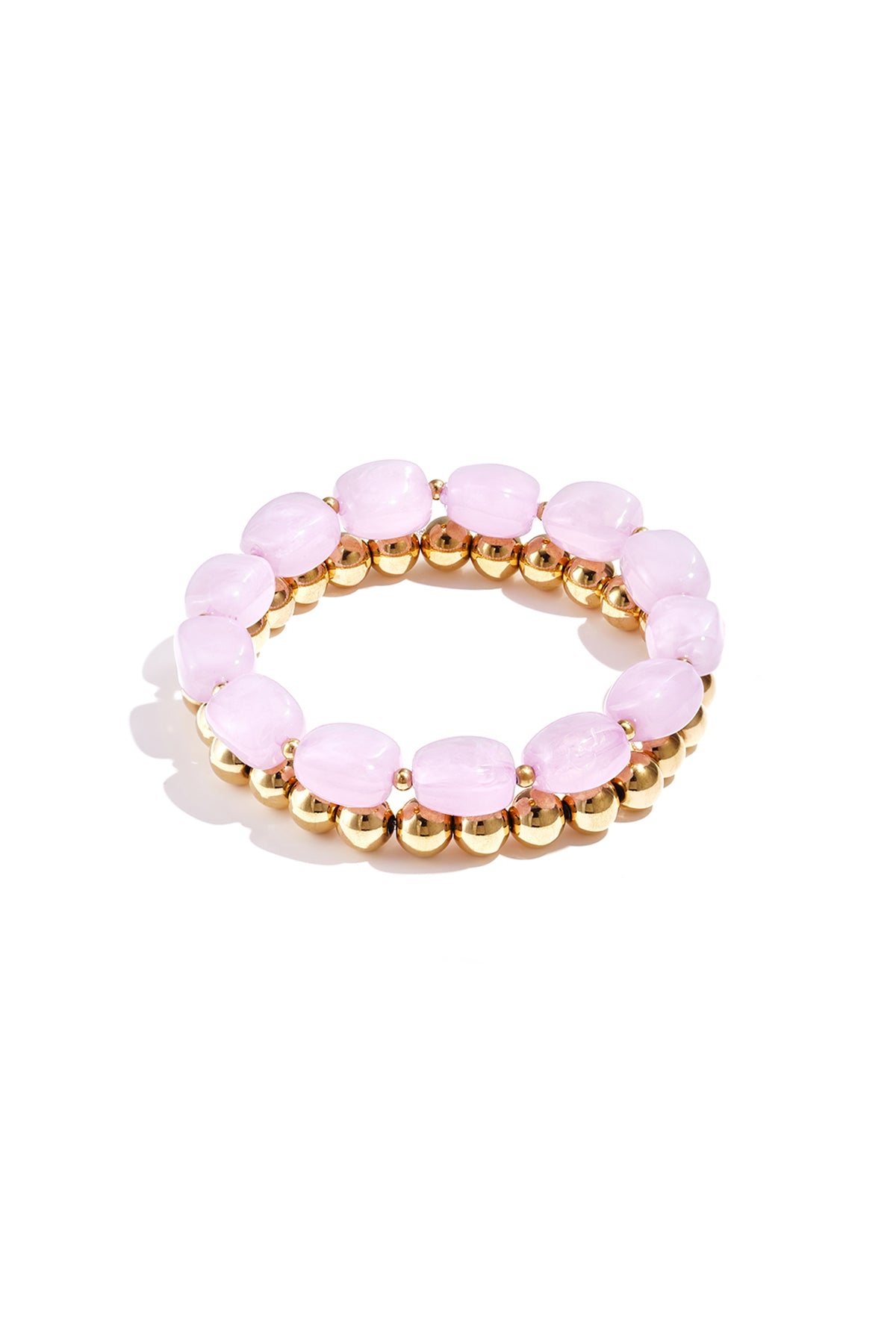 Armbandset mit asymmetrischen Perlen