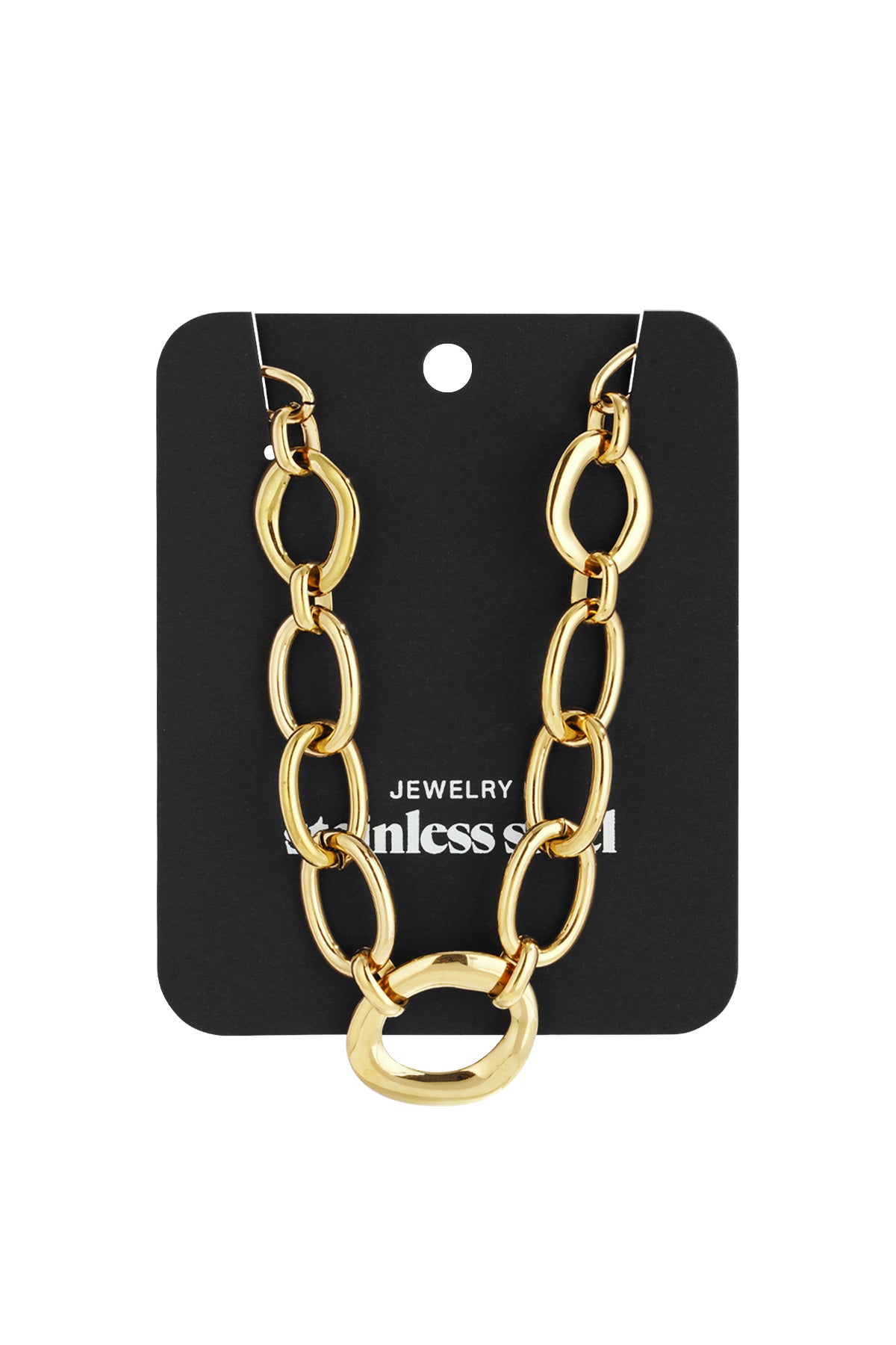 Edelstahlkette Halsketten Kette Casual Daily Simple Series Damenschmuck