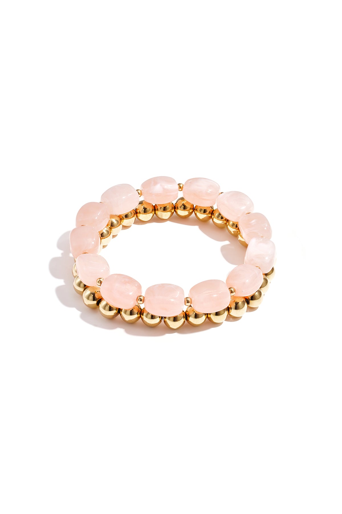 Armbandset mit asymmetrischen Perlen