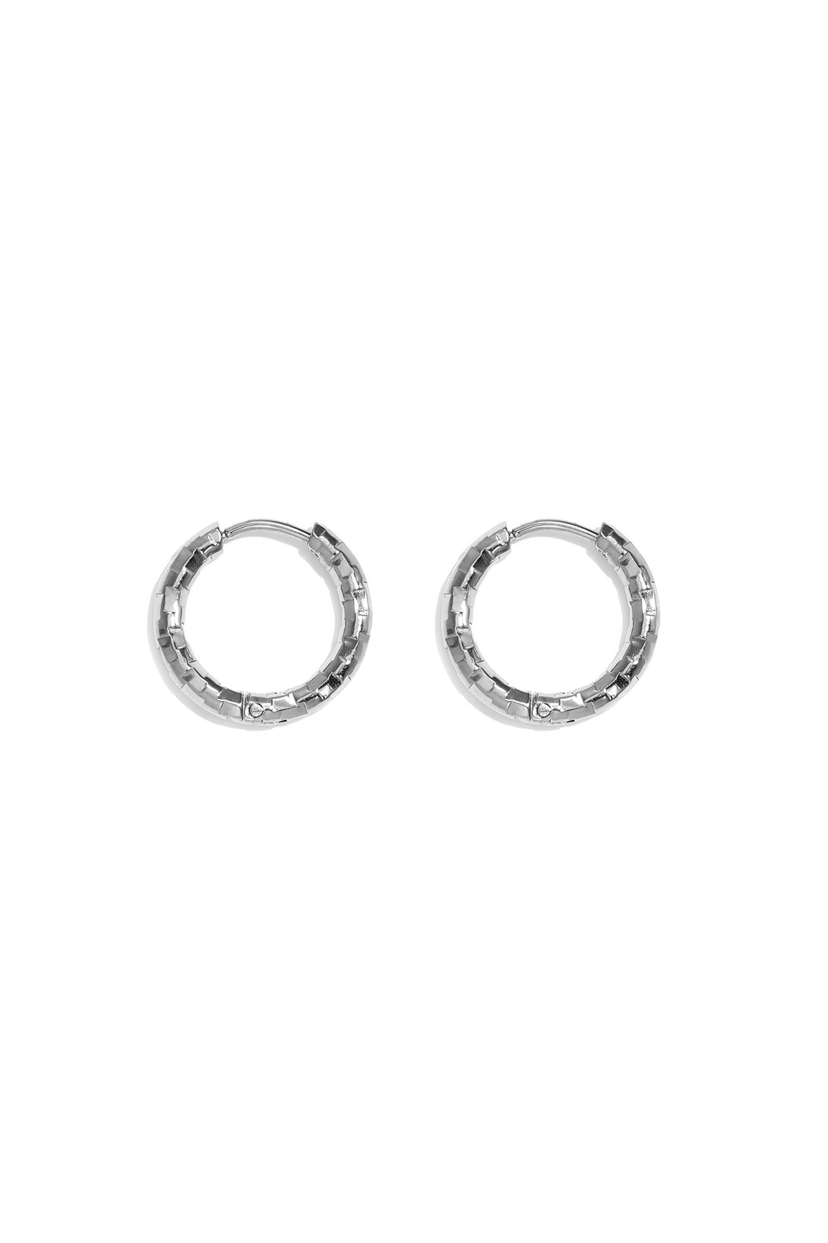 Edelstahl-Ohrring-Sets, schlicht, kreisförmig, Simple-Serie, Damenschmuck
