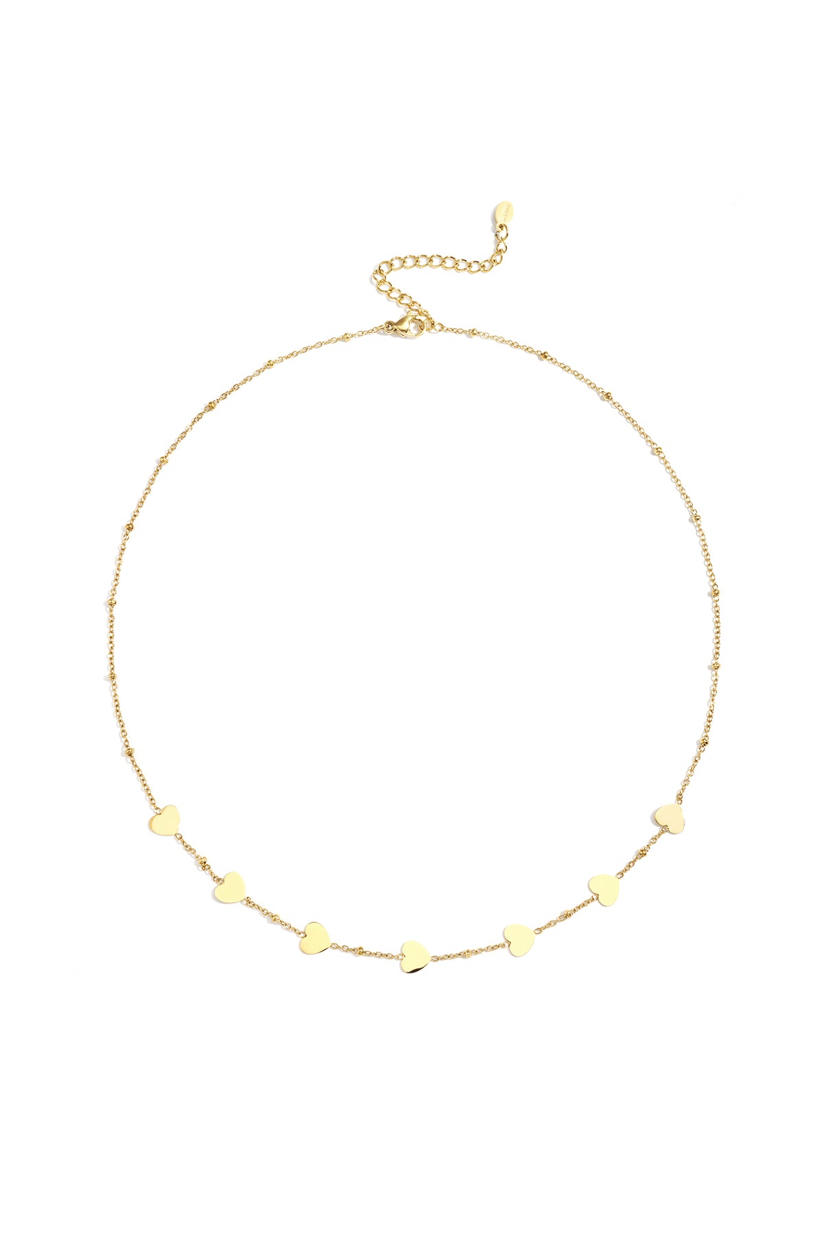 Edelstahl Kette Halsketten Herz Casual Täglich Einfache Serie frauen schmuck