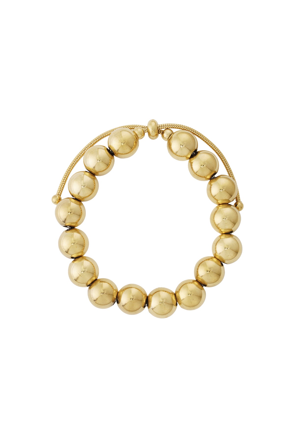 Hohlperlenarmband - 12mm
