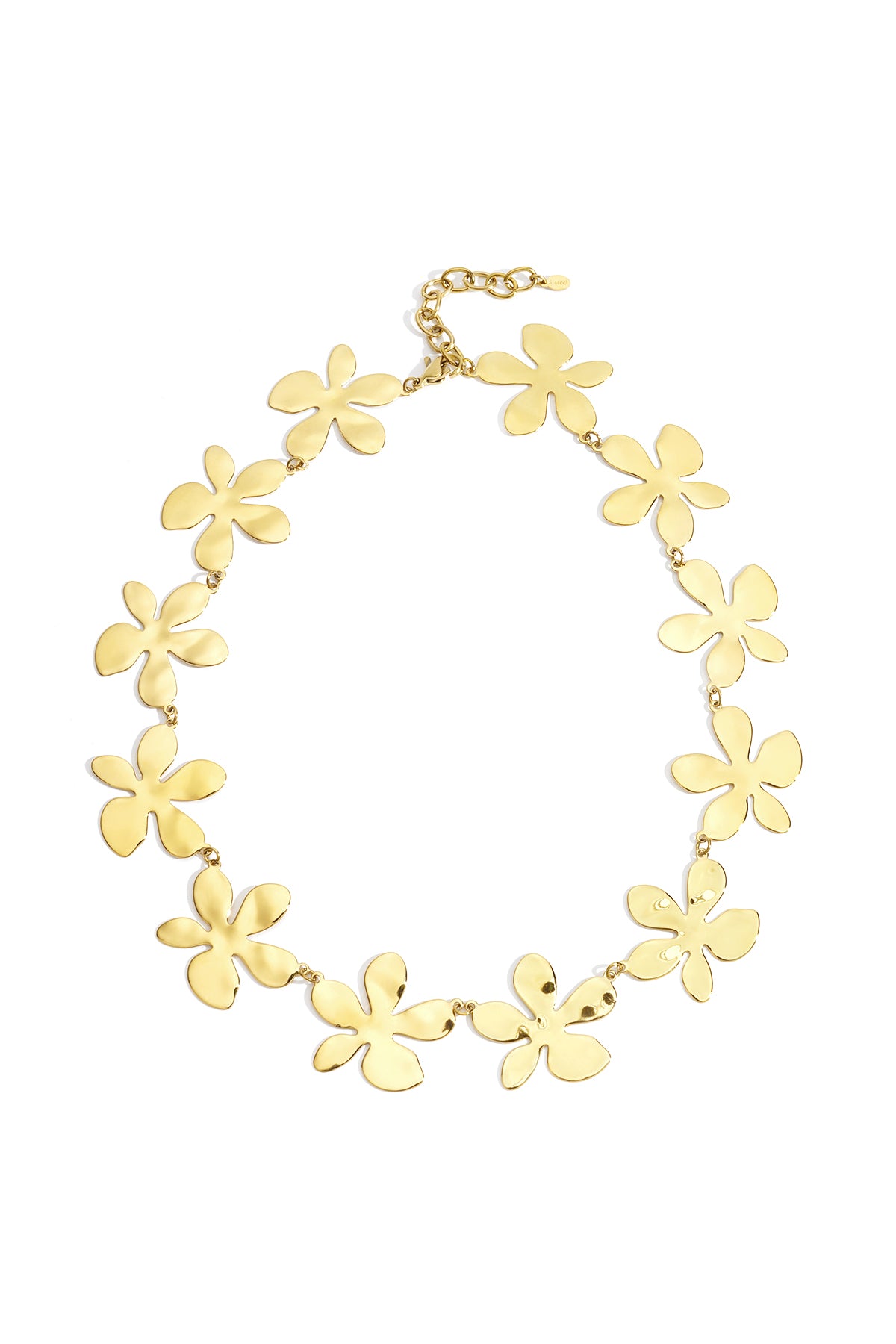 Edelstahl Kette Halsketten Blume Casual Täglich Einfache Serie frauen schmuck