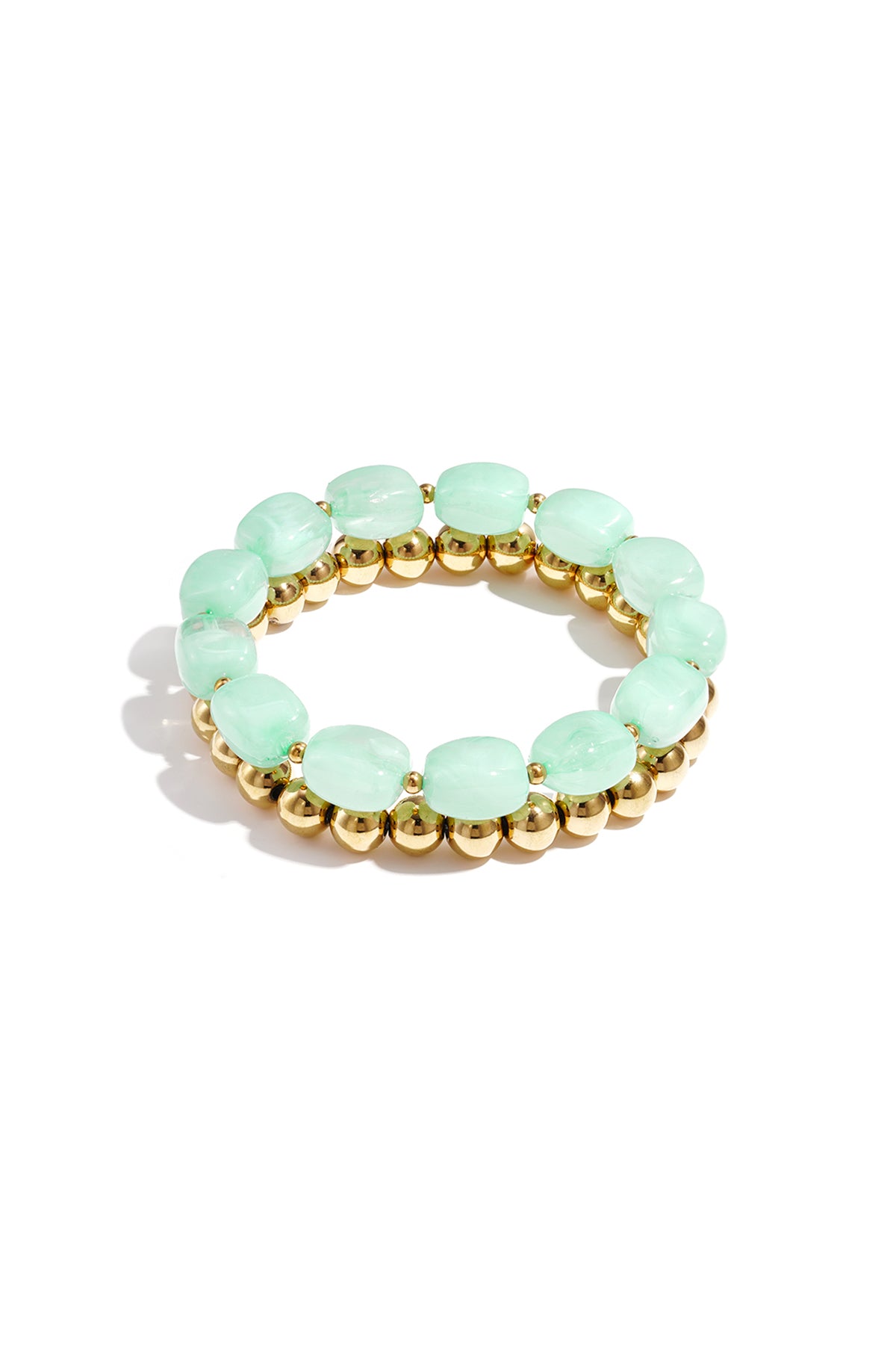Armbandset mit asymmetrischen Perlen