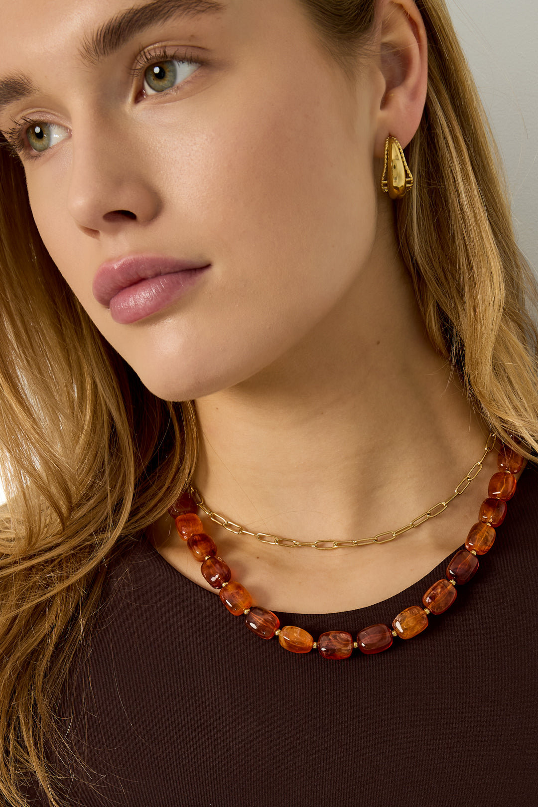 Acryl Perlen Halsketten Perlen Retro Täglich Klassische Serie frauen schmuck
