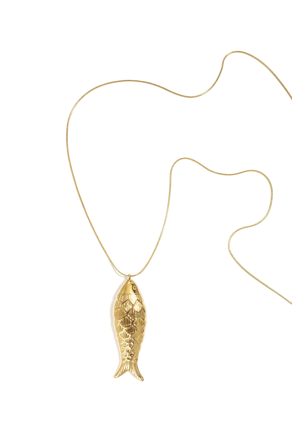 Edelstahl Lange Halsketten fisch Casual Täglich Einfache Serie frauen schmuck