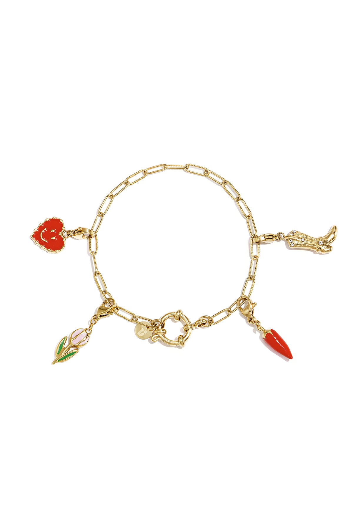 Armband mit Frontverschluss und ovalen Gliedern