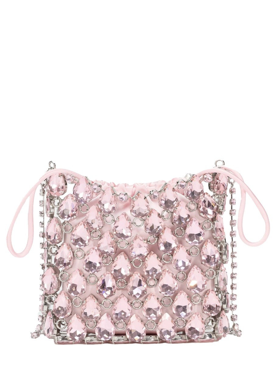 Tasche Mini IN MAGLIA METALLICA CON CRISTALLI
