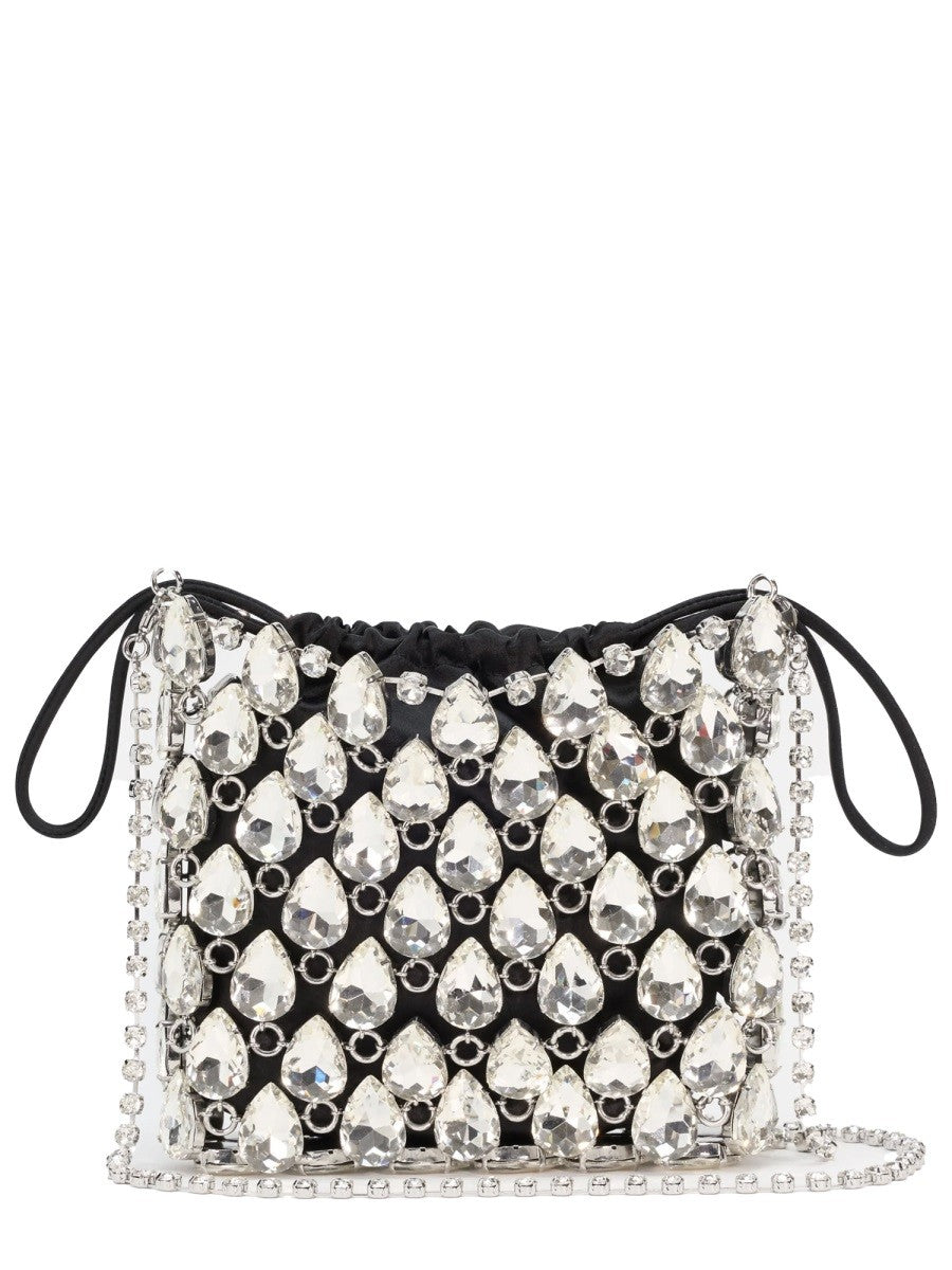 Tasche Mini IN MAGLIA METALLICA CON CRISTALLI