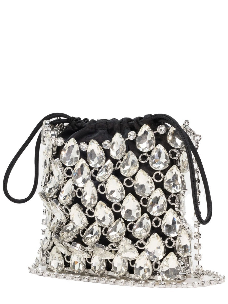 Tasche Mini IN MAGLIA METALLICA CON CRISTALLI