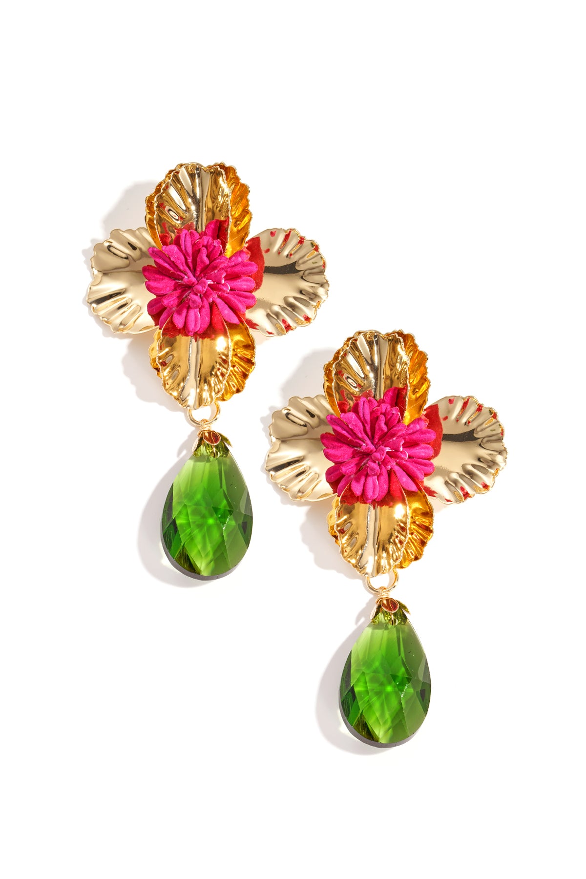 Eisen Tropfen Ohrringe Blume Urlaub Luxuriöse Serie frauen schmuck
