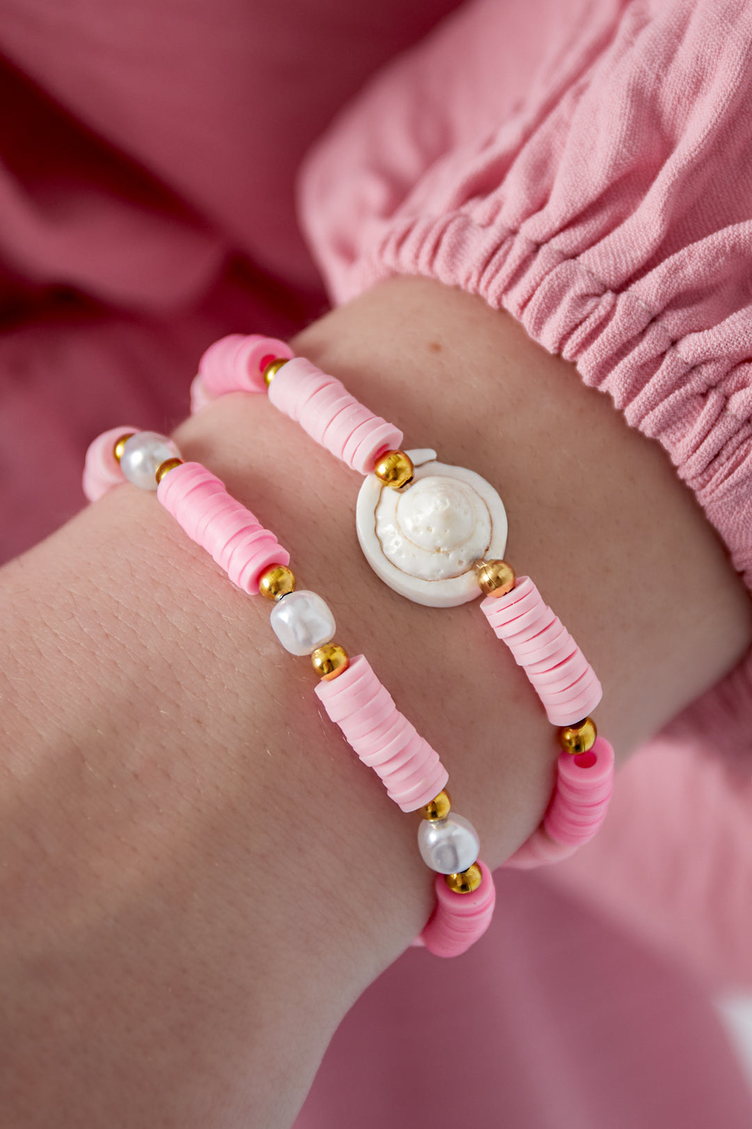 Doppeltes Muschelarmband