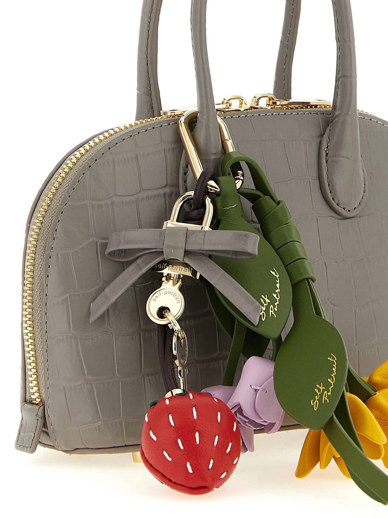 'Croc Leather Mini Toast' Handtasche
