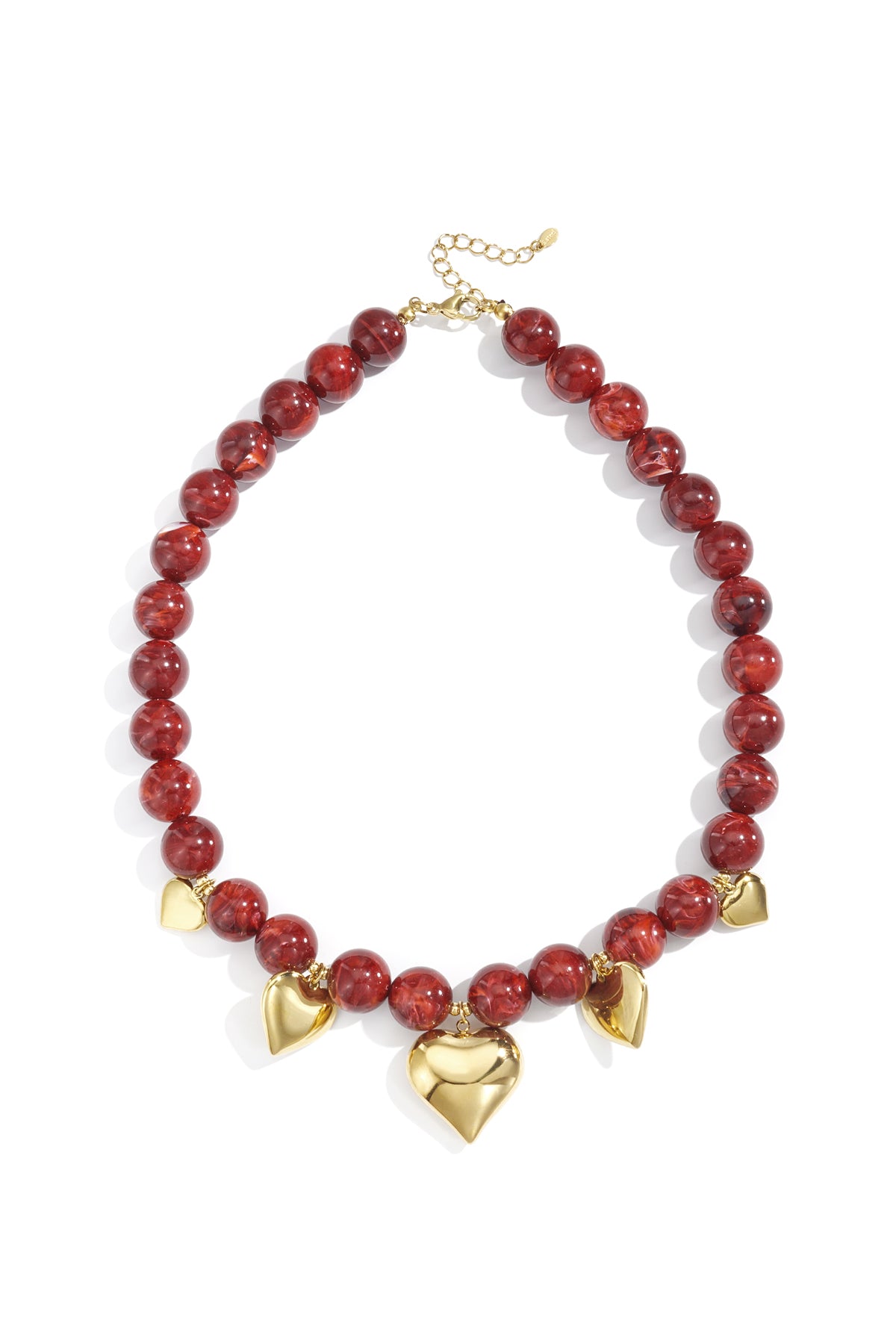 Acryl Perlen Halsketten Herz Casual Täglich Ethnische Serie frauen schmuck