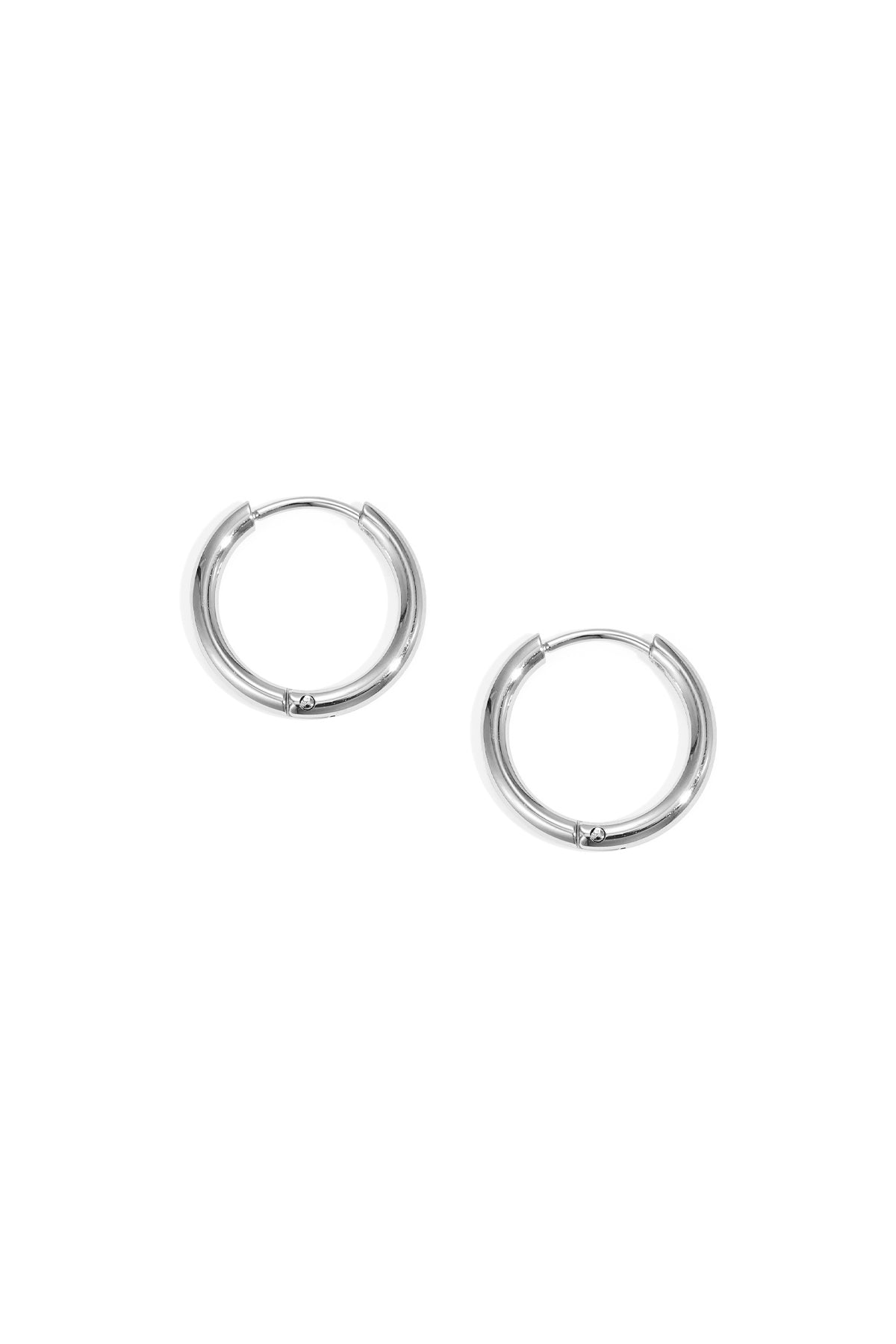Ohrringe Little Hoops 1,6cm Goldfarbe Edelstahl