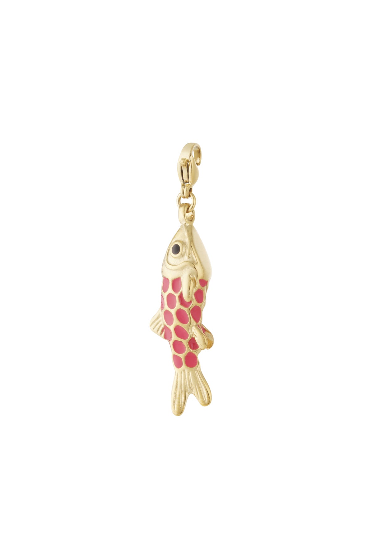 Schmuckanhänger aus Edelstahl, Fischmotiv, schlichte und lässige Serie, Damenschmuck