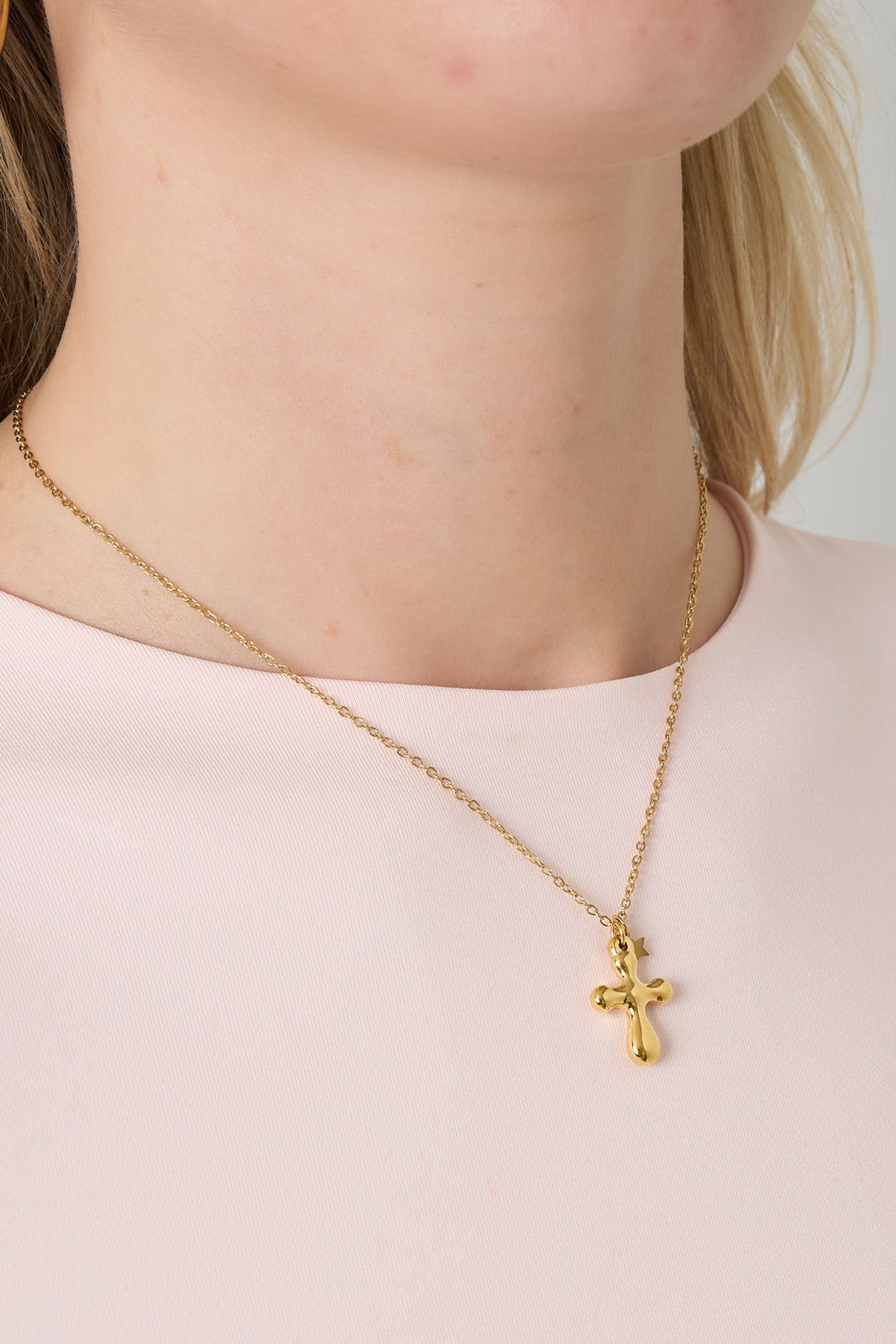 Anhänger Halsketten Kreuz Casual Daily Simple Series Damenschmuck