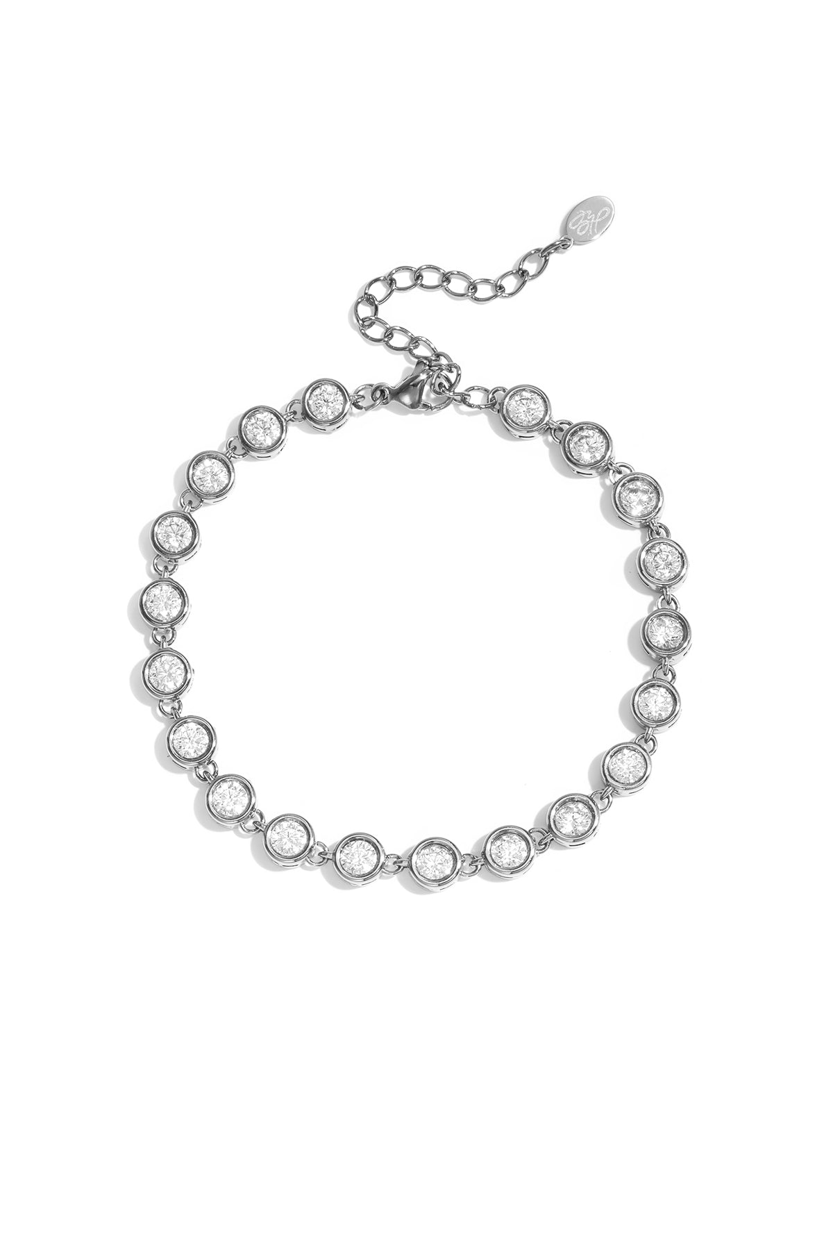 Edelstahl-Kettenarmbänder, schlichte Kreise, Alltagsschmuck-Serie, Damenschmuck
