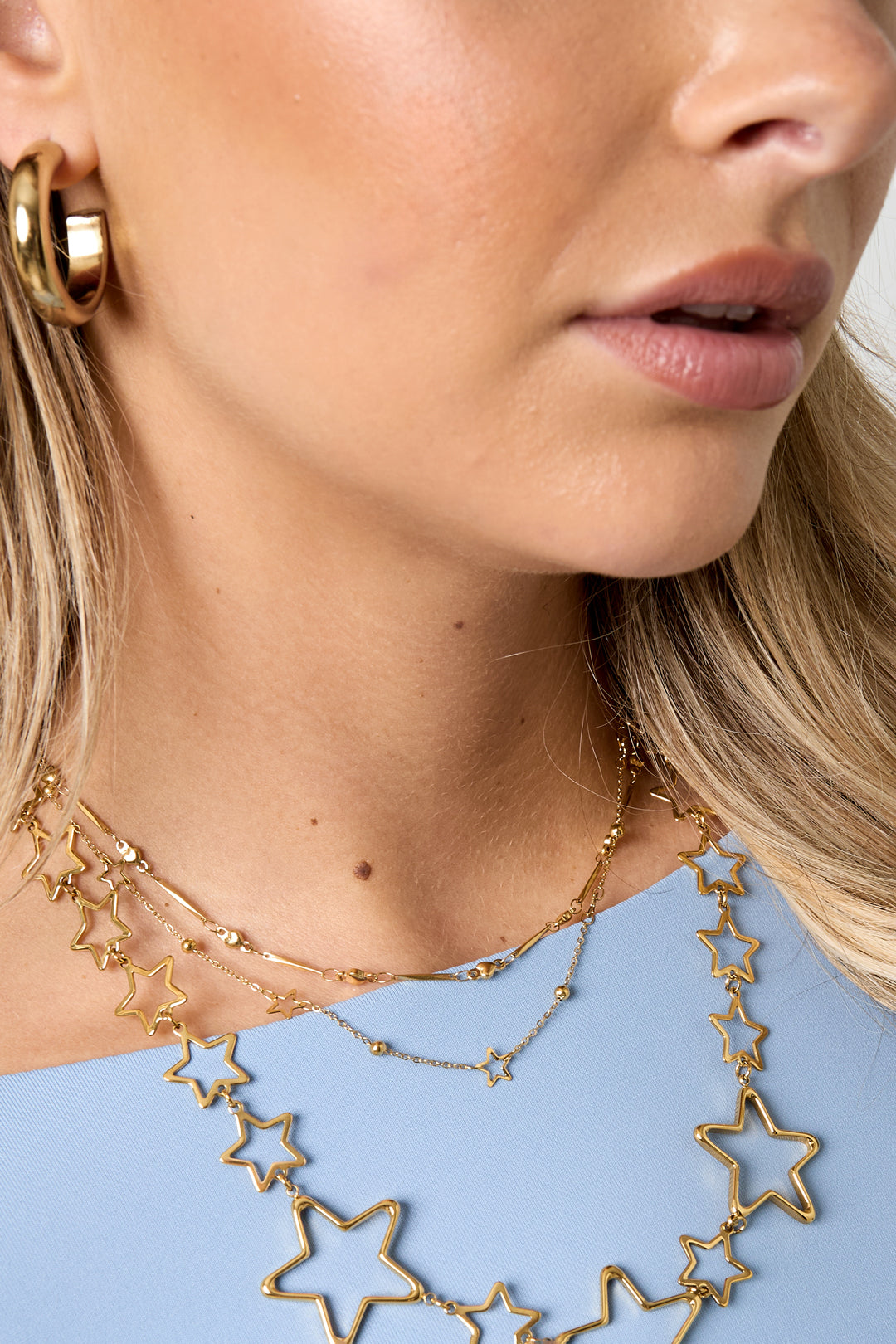 Kette Halsketten Stern Casual Täglich Einfache Serie frauen schmuck