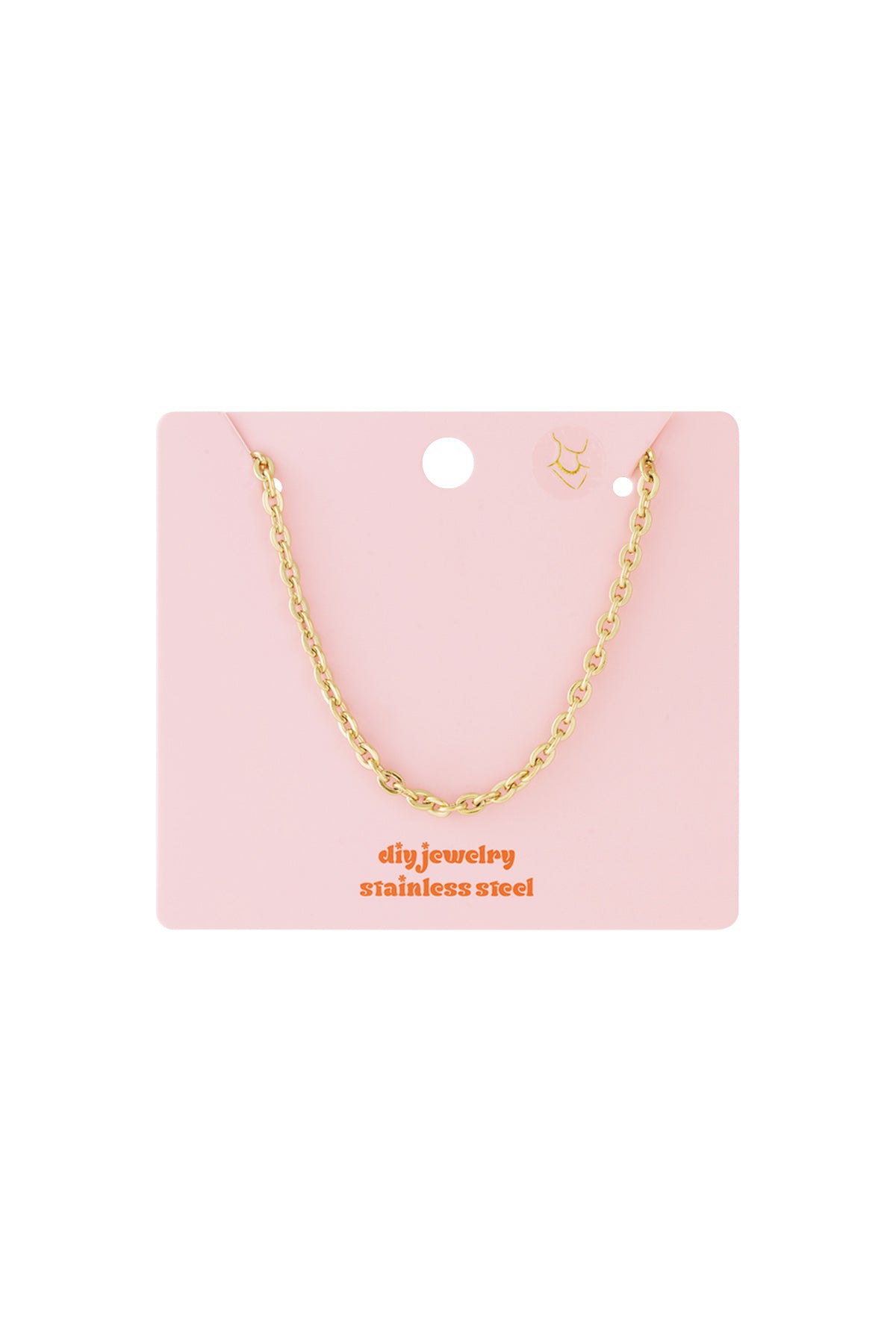 Edelstahl Kette Halsketten Kette DIY Täglich Einfache Serie frauen schmuck