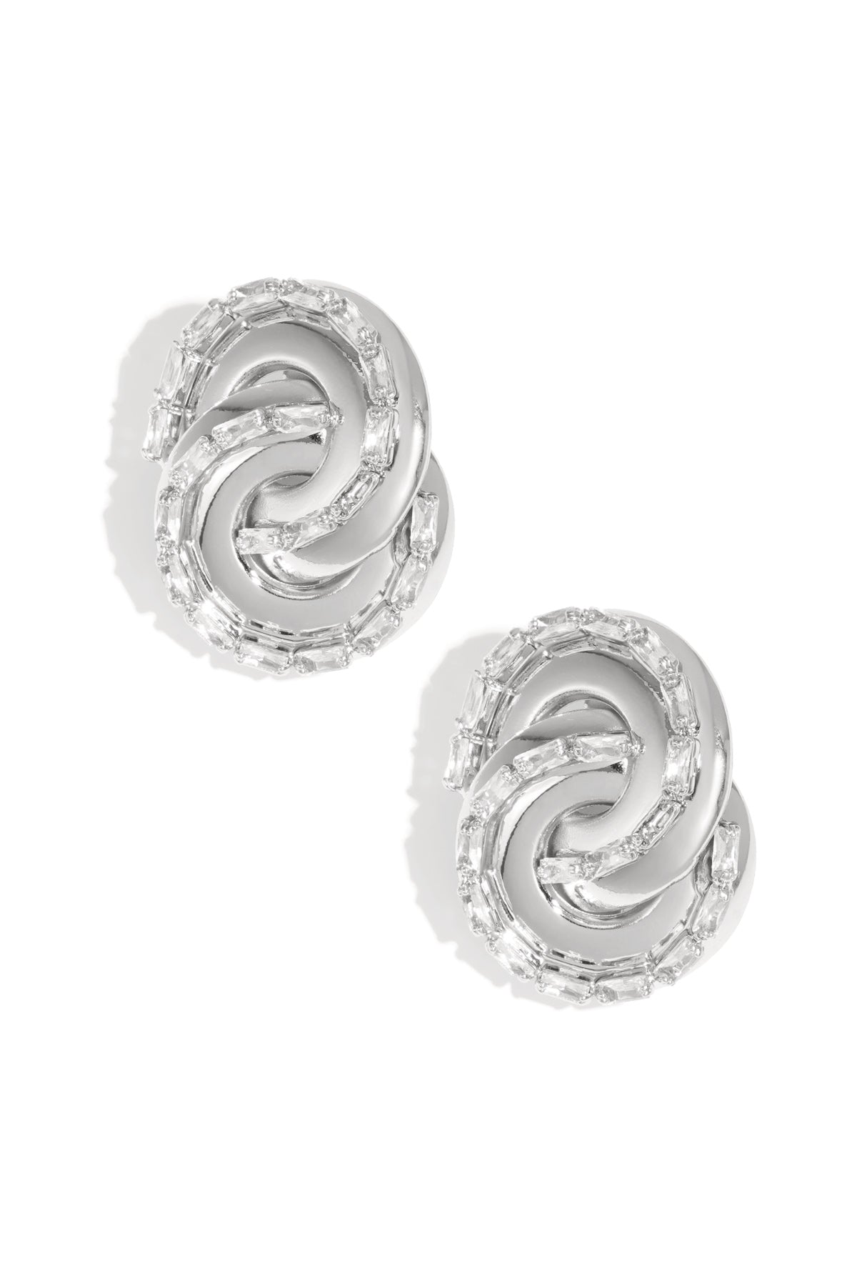 Eisen Ohrstecker unregelmäßige Form Elegante Weihnachten Luxuriöse Serie Damenschmuck