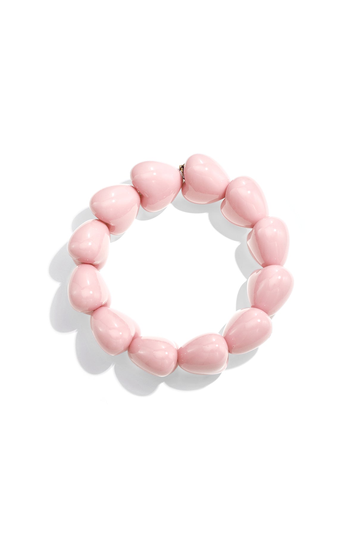 Armband mit großen Herzperlen