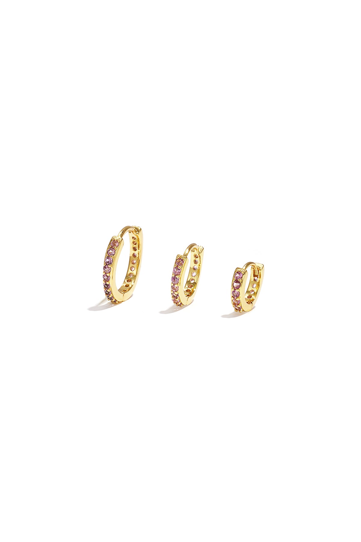 Ohrring-Set Kreise Kupfer