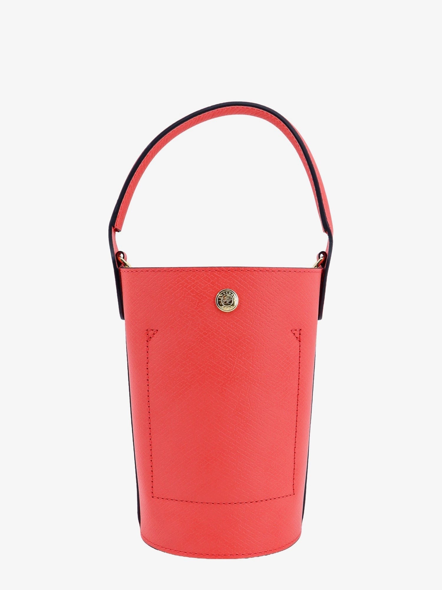 Leder Beuteltasche mit engraved Logo