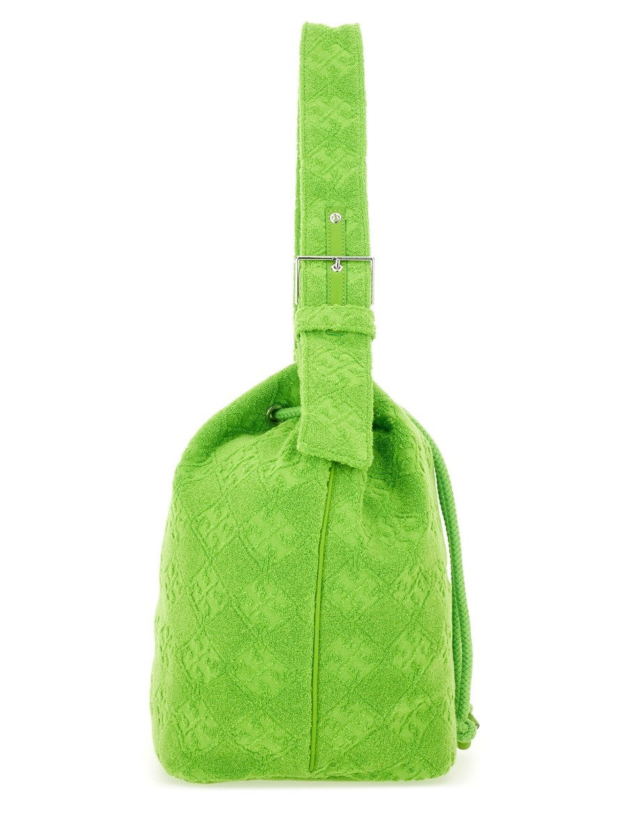 OVERSIZED "T MONOGRAM" Beuteltasche