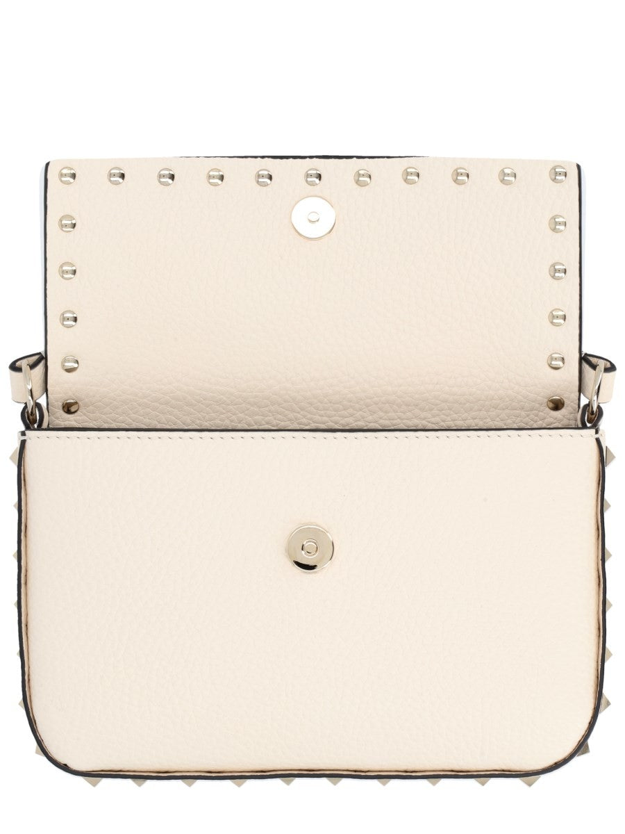 Etui ROCKSTUD IN VITELLO GRANATO